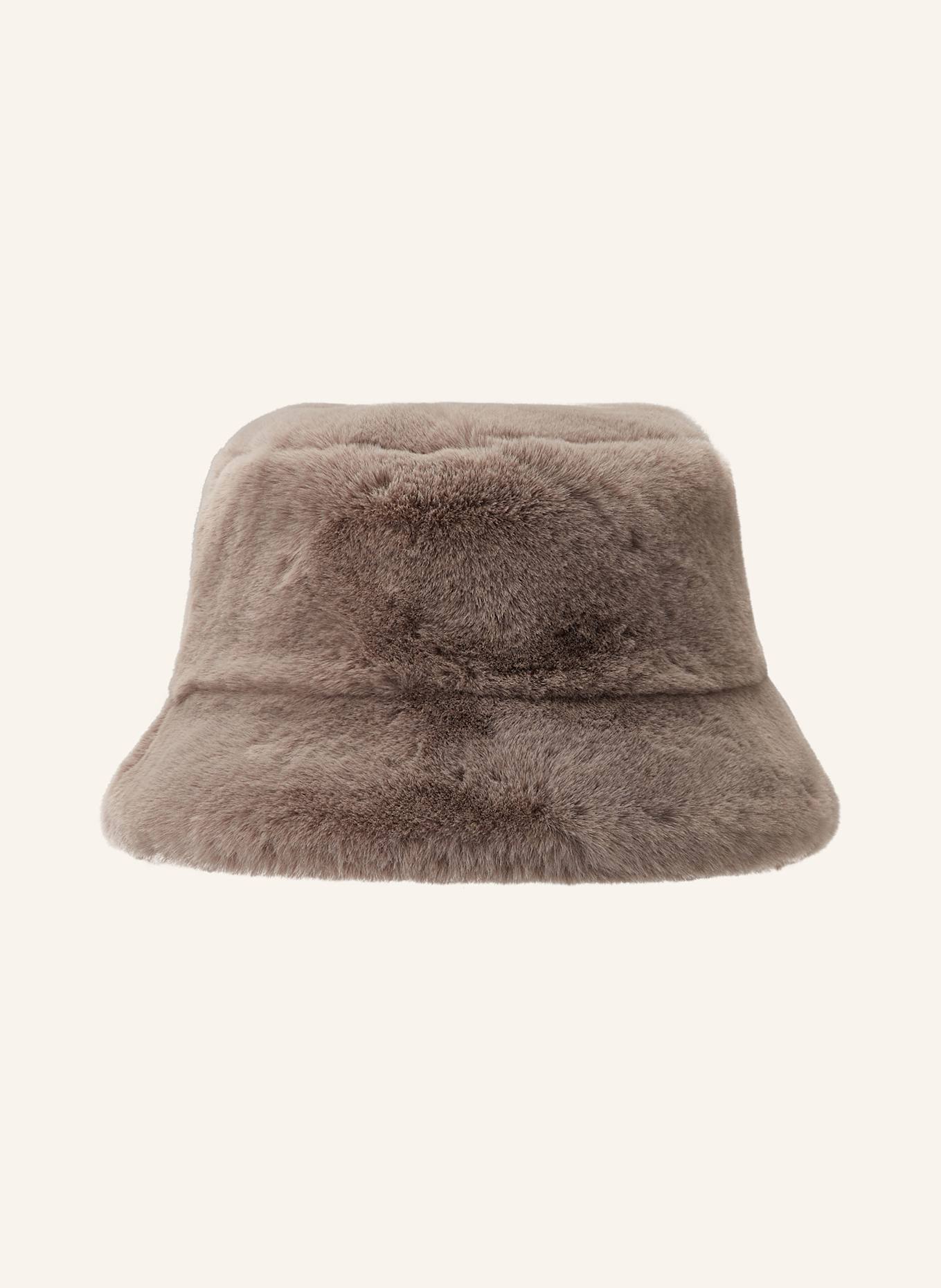 APPARIS Bucket-Hat AMARA aus Kunstfell: TAUPE