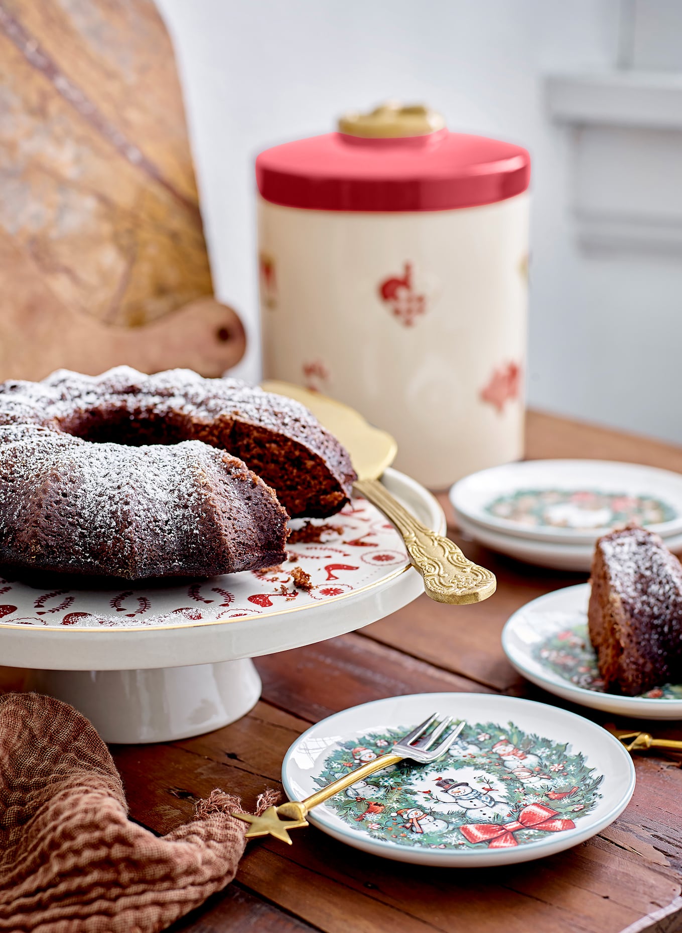 Bloomingville Aufbewahrungsdose YULE: RED