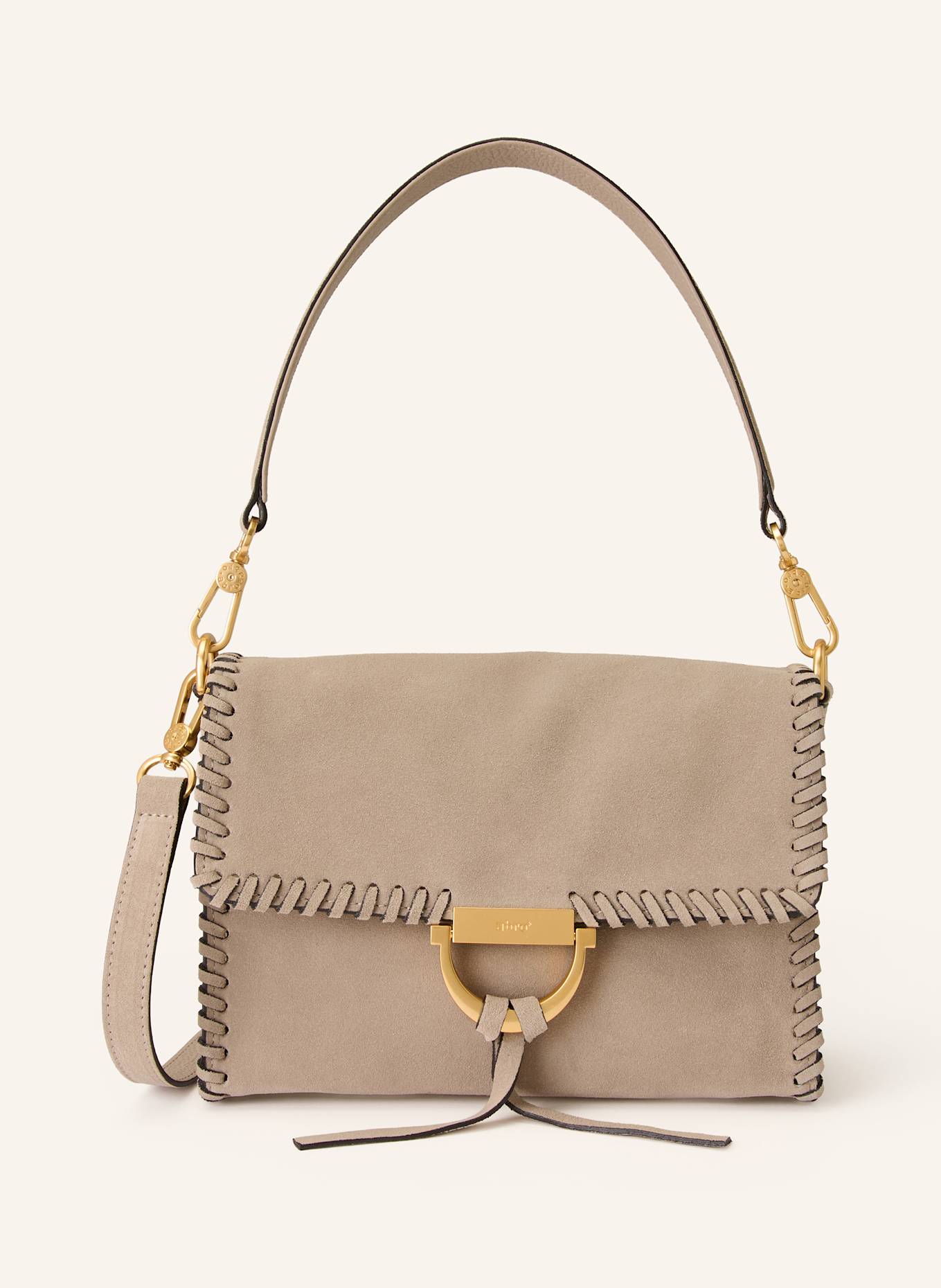 abro Schultertasche TEMI STITCH: BEIGE
