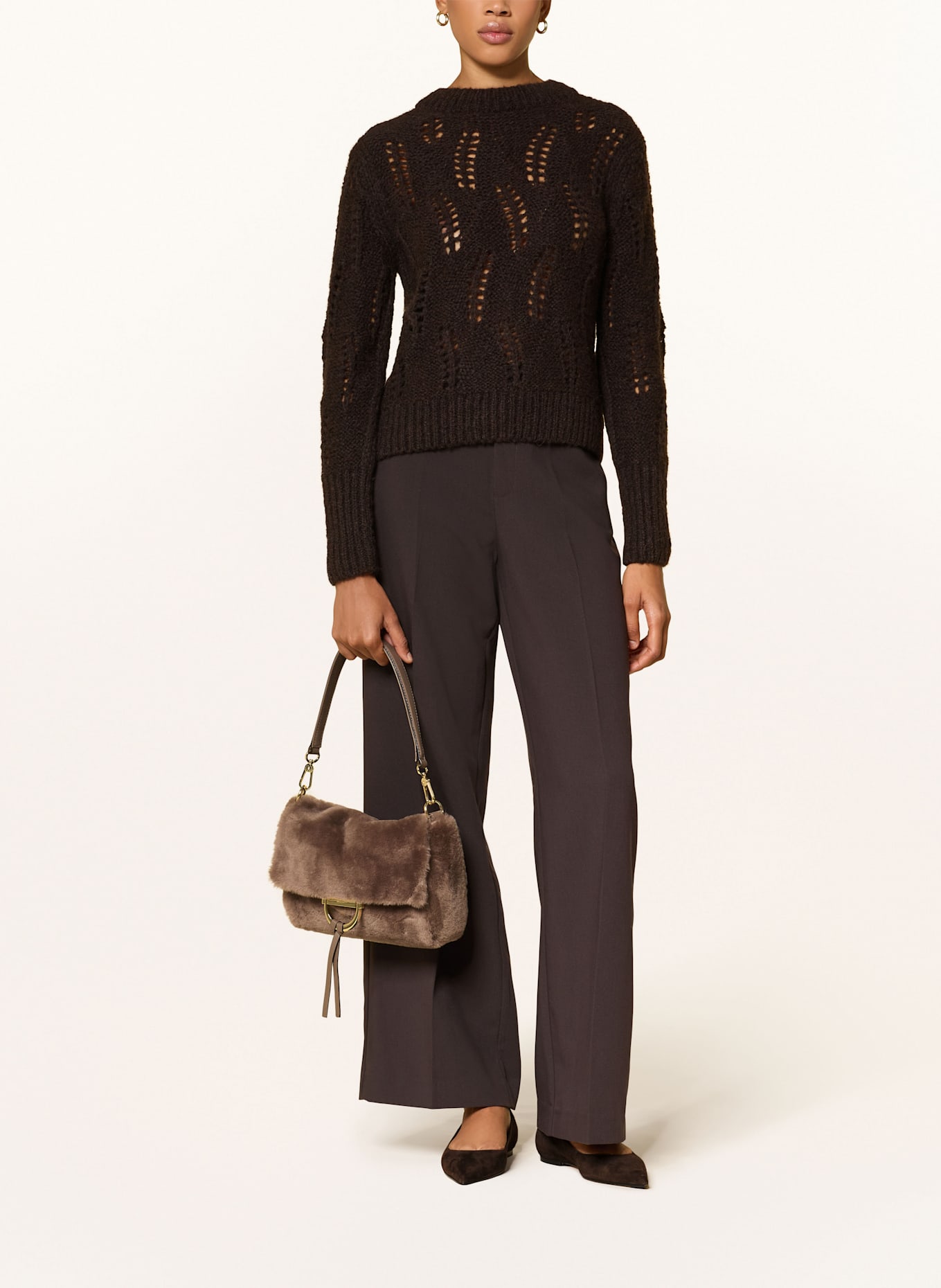 abro Schultertasche TEMI: TAUPE