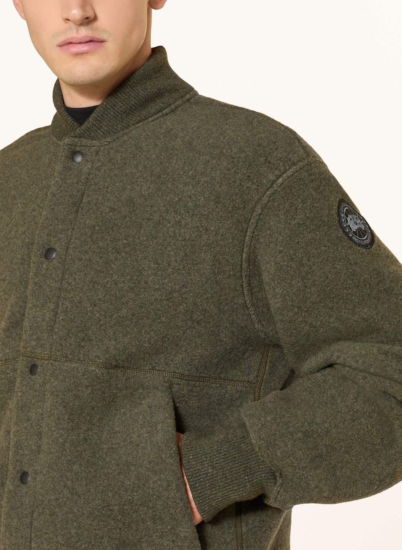 CANADA GOOSE College-Jacke HUDSON: OLIV