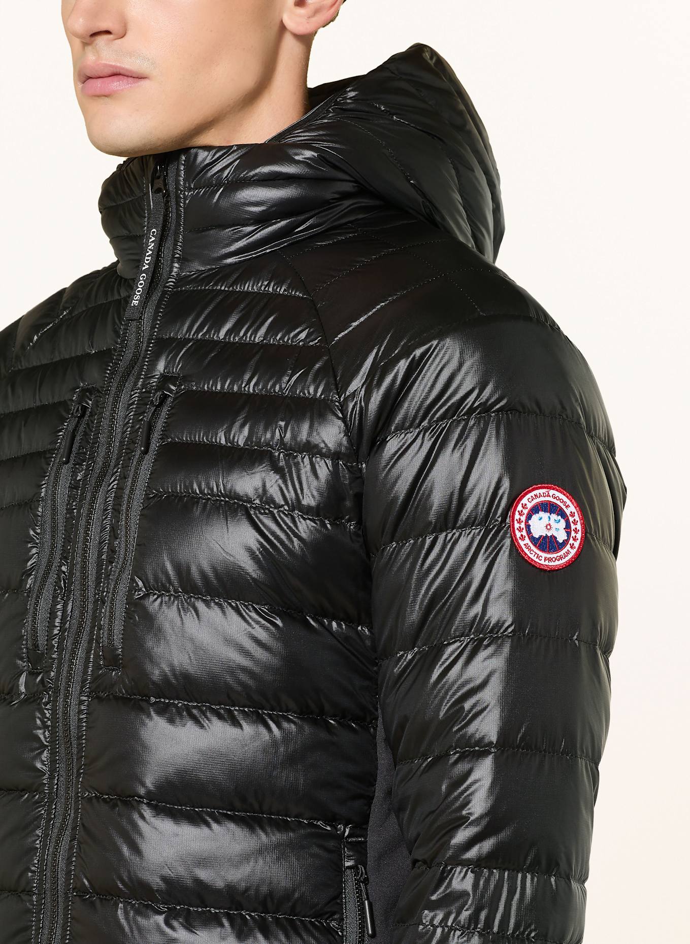 CANADA GOOSE Daunenjacke HYBRIDGE® LITE: SCHWARZ