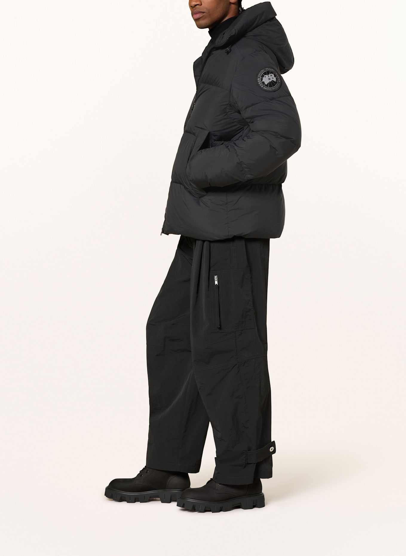 CANADA GOOSE Daunenjacke CROFTON: SCHWARZ