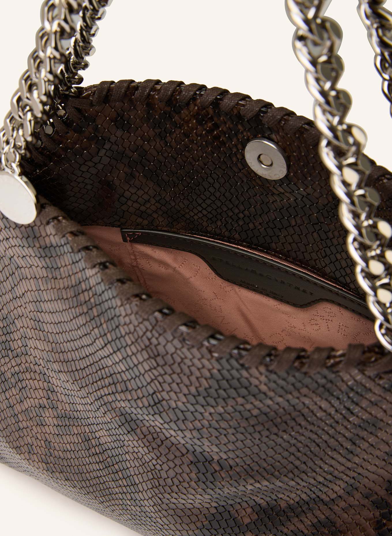 STELLA McCARTNEY Handtasche FALABELLA: BRAUN / SCHWARZ