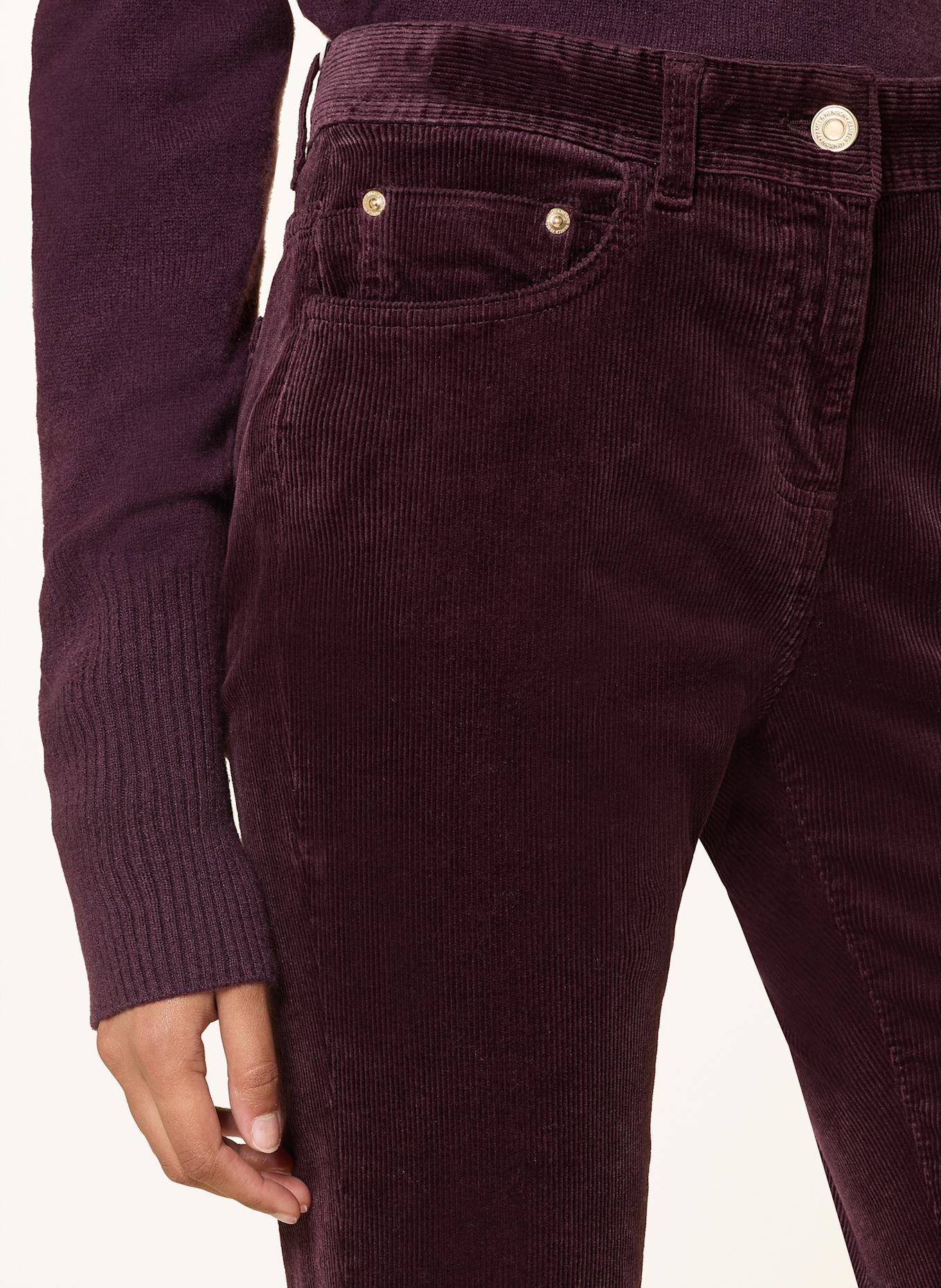 pamela henson 7/8-Cordhose: DUNKELROT