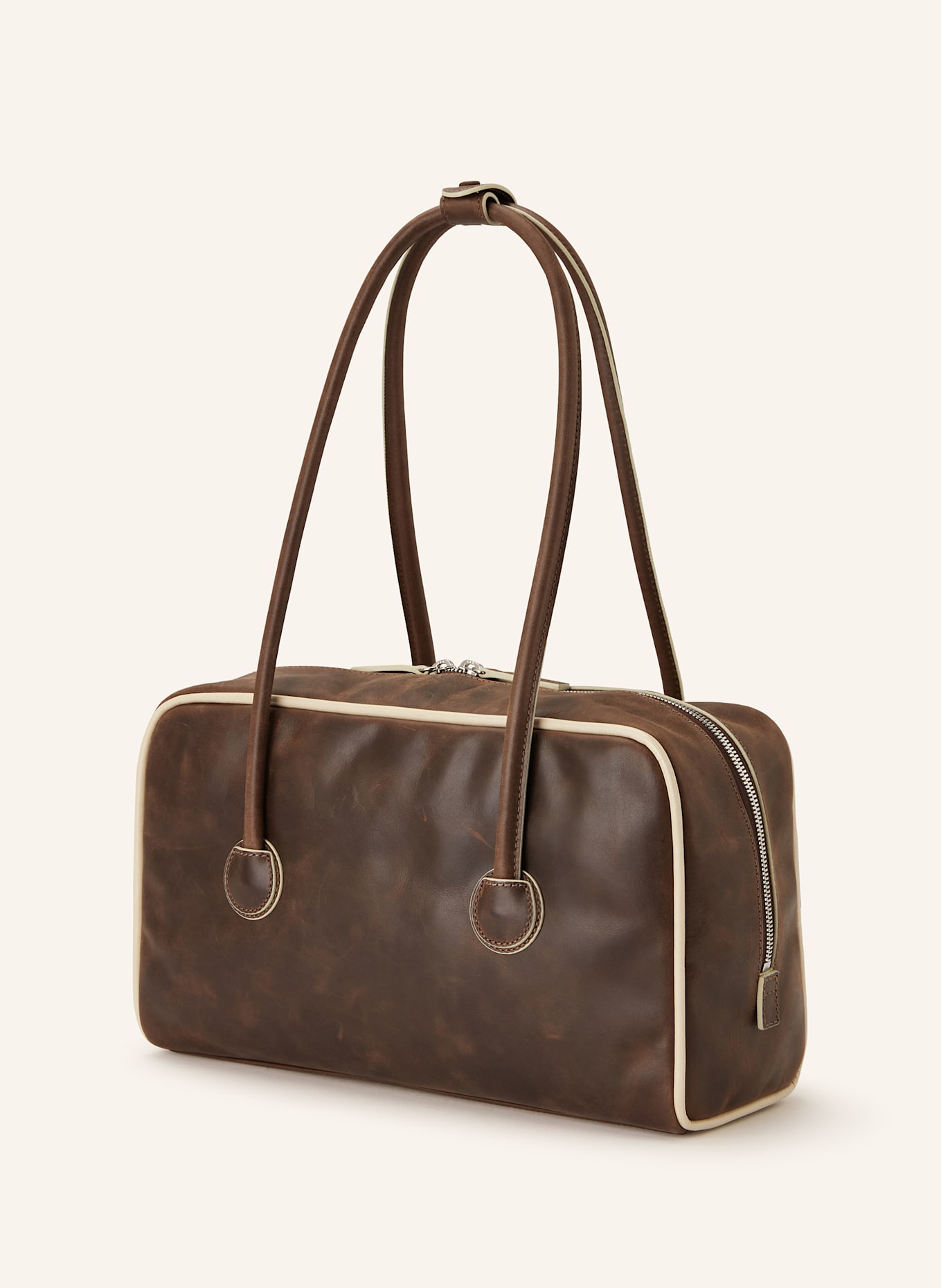 MARGE SHERWOOD SOFT BOSTON shoulder bag: BROWN
