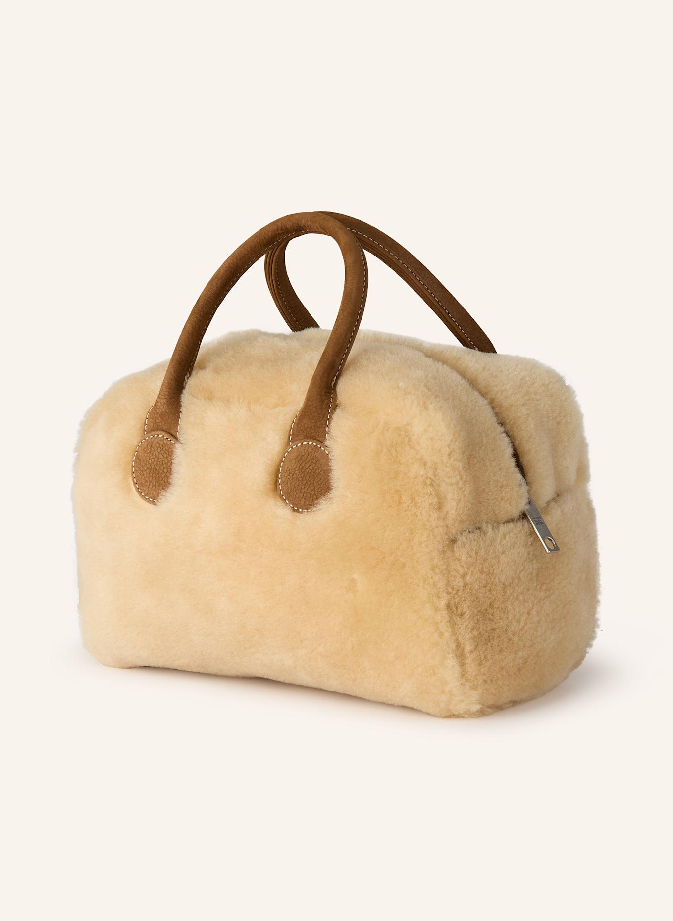 MARGE SHERWOOD Handtasche SOFT BOWLING BAG: BEIGE