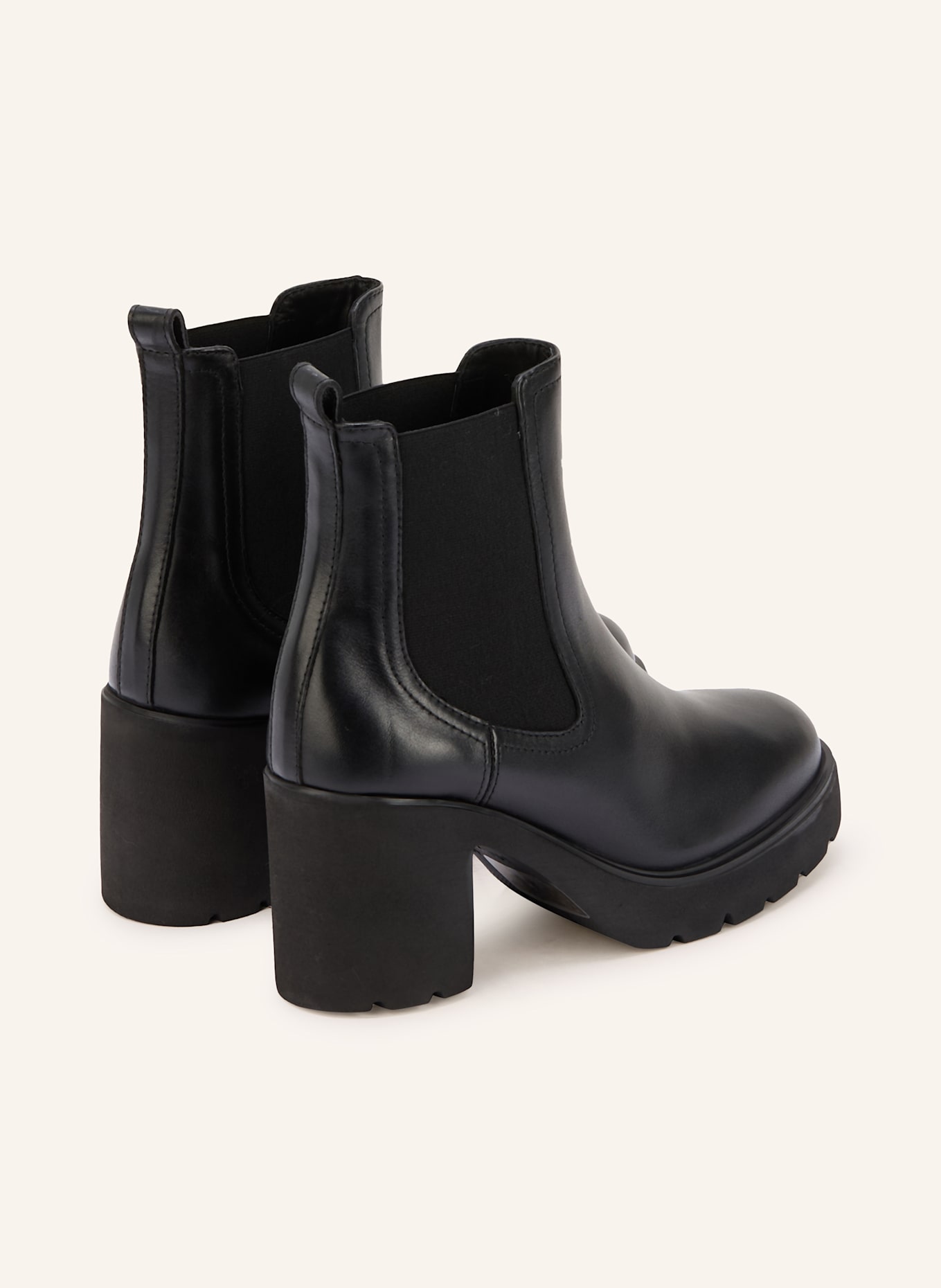 UNISA Chelsea-Boots KLINO: SCHWARZ