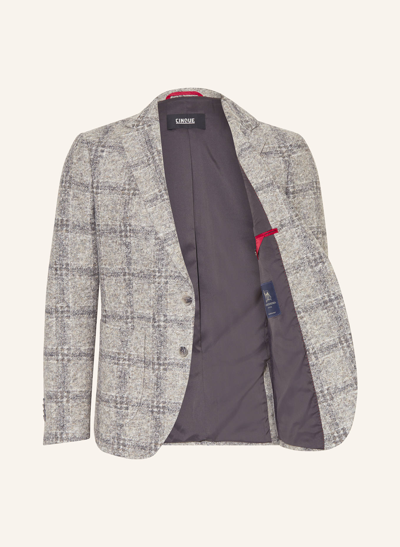 CINQUE Sakko CIDATI Extra Slim Fit: HELLGRAU / GRAU