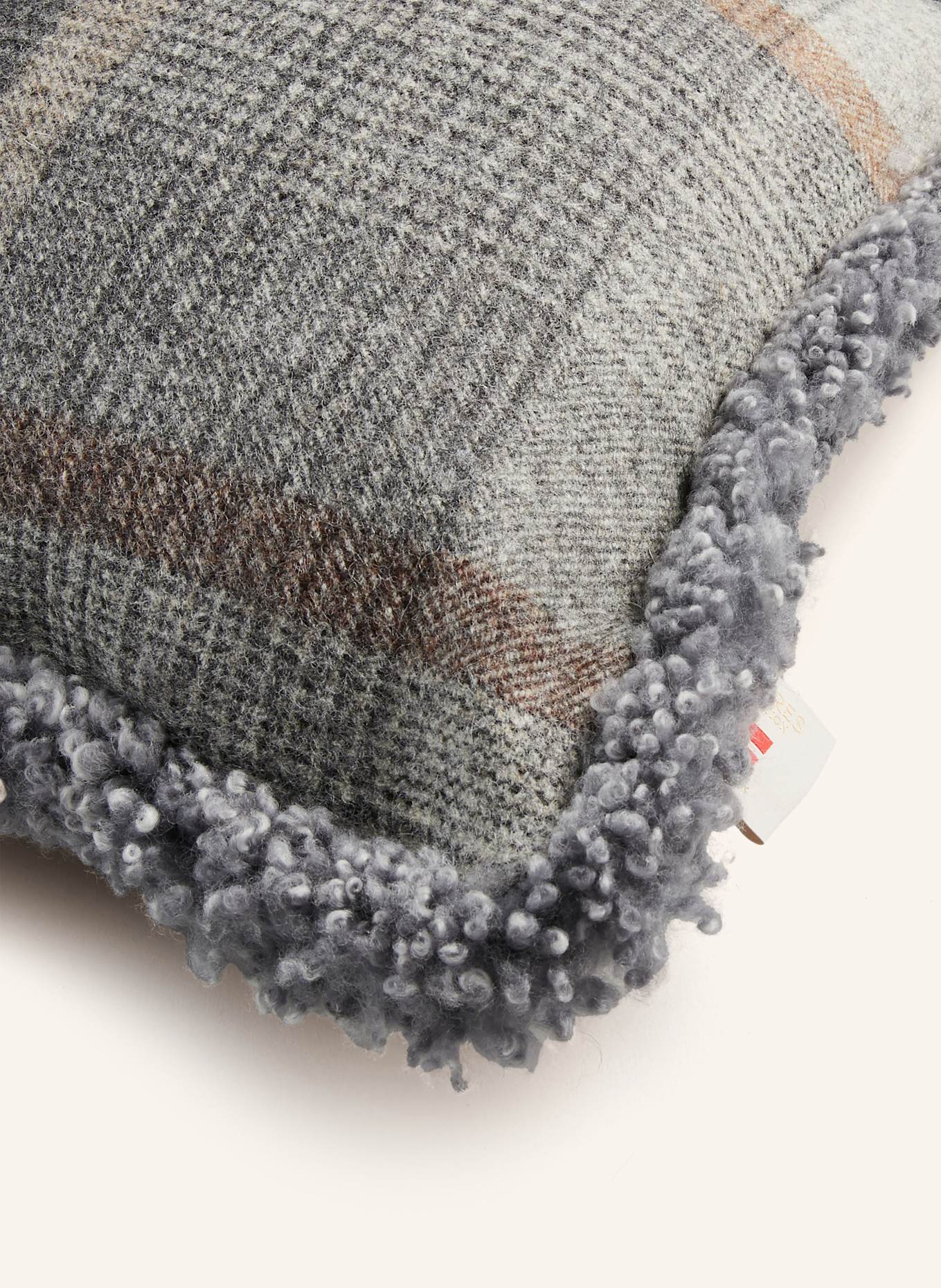 Natures Collection Poduszka dekoracyjna CLASSIC COLLECTION z wypełnieniem puchowym: SZAROBRĄZOWY