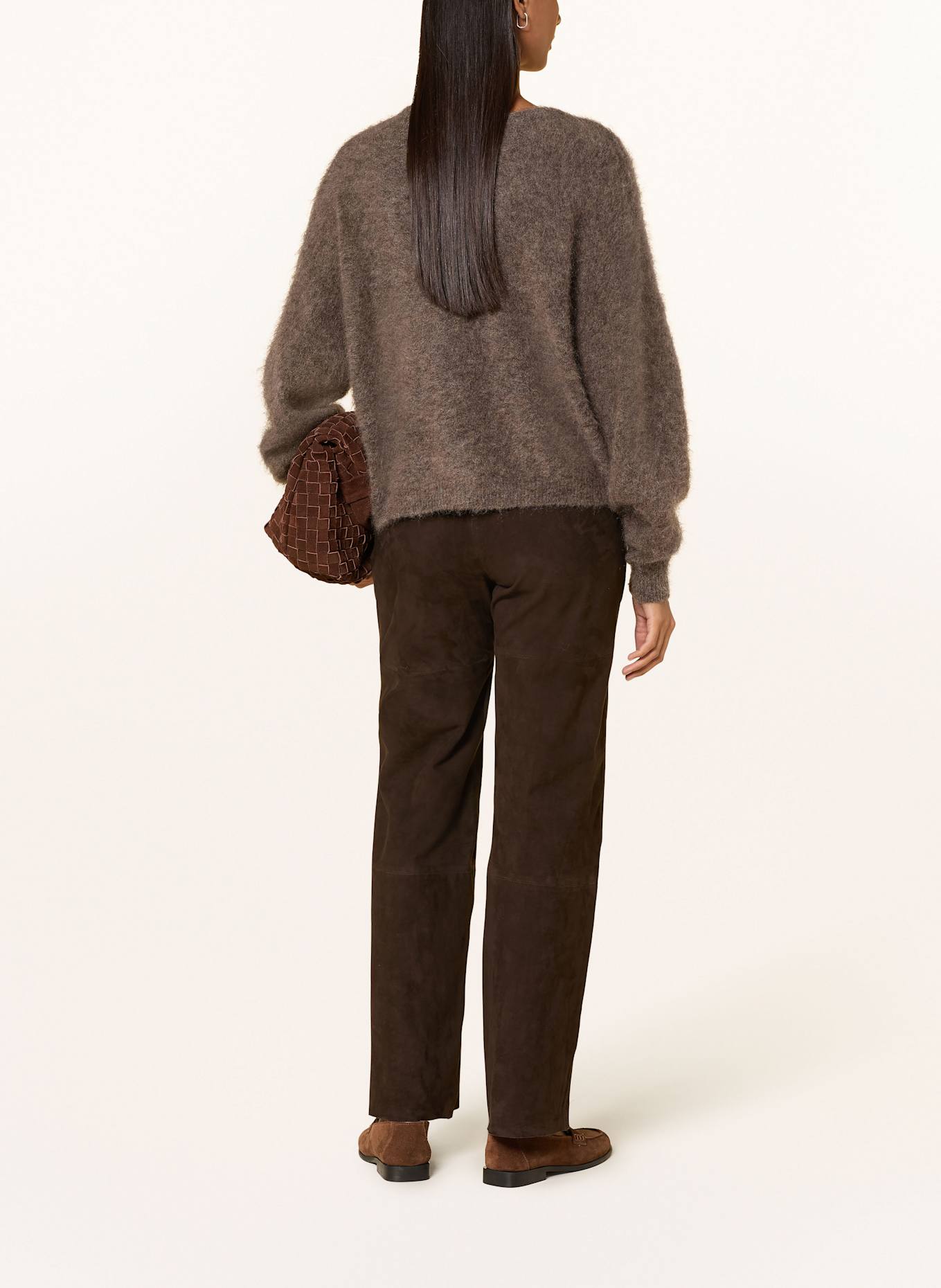 JOOP! Lederhose LORENA: DUNKELBRAUN