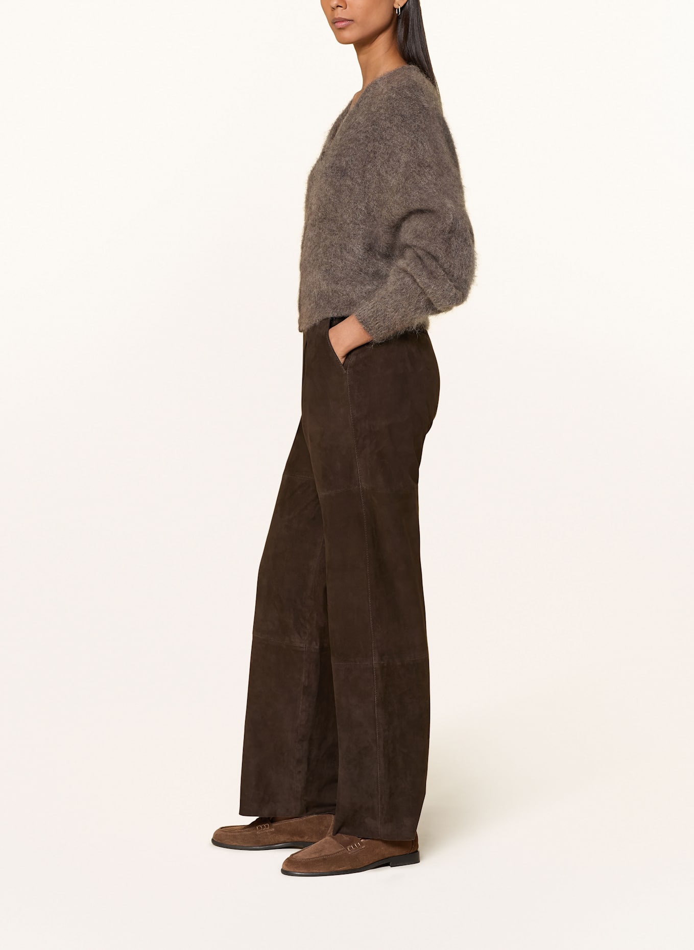 JOOP! Lederhose LORENA: DUNKELBRAUN