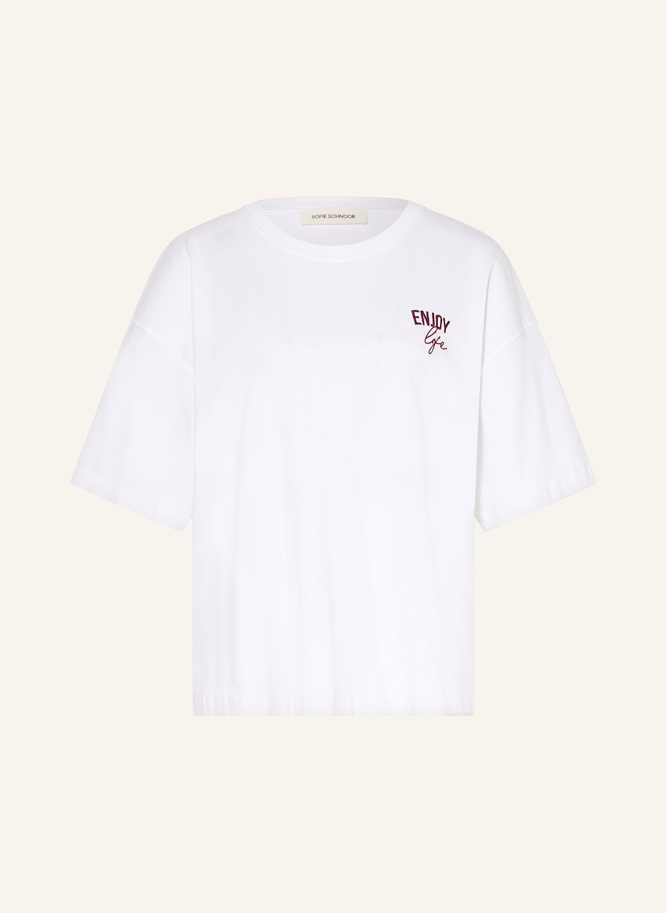 SOFIE SCHNOOR T-Shirt VERASW: WEISS