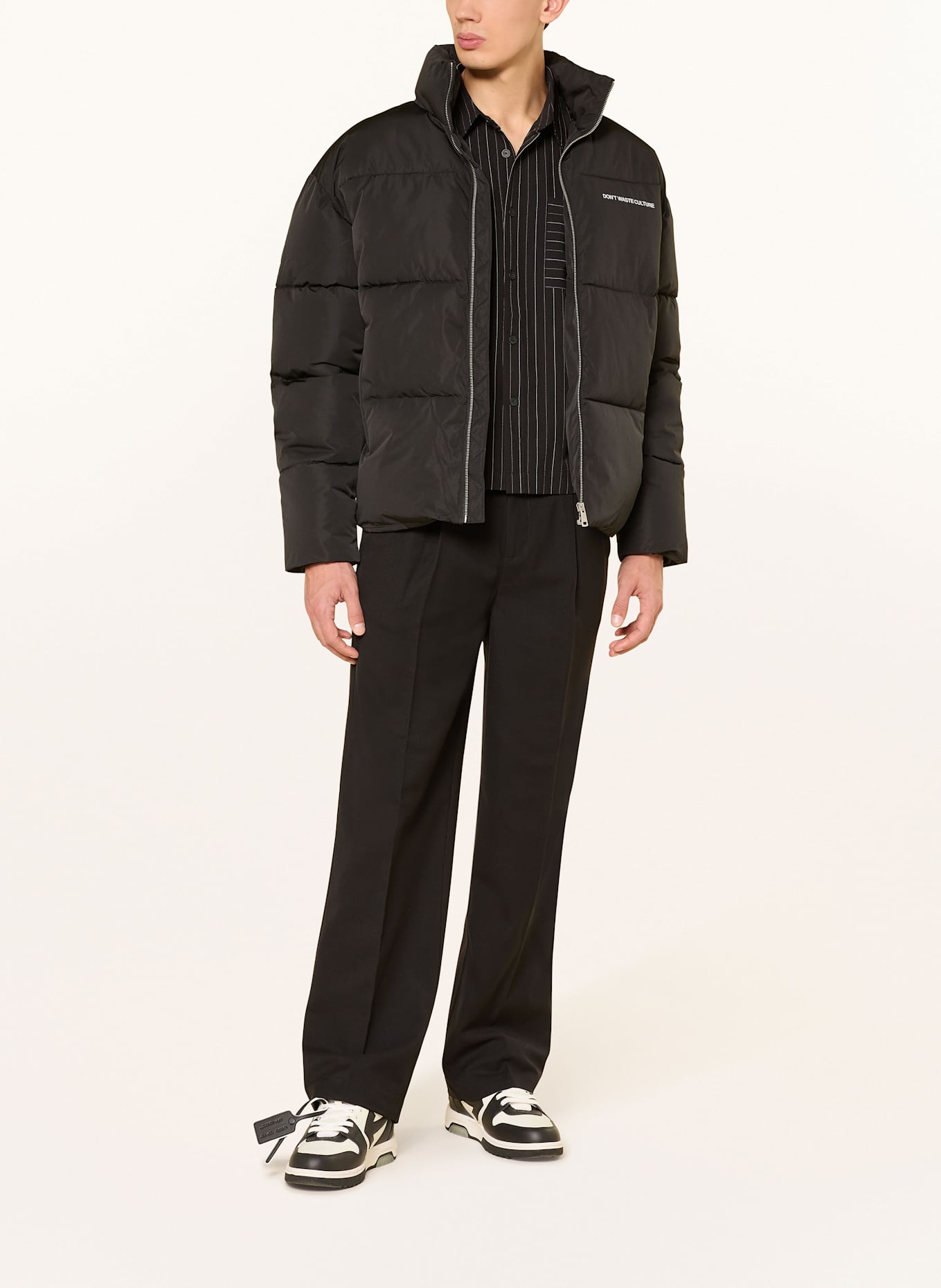 don't waste culture Steppjacke YAEL: SCHWARZ