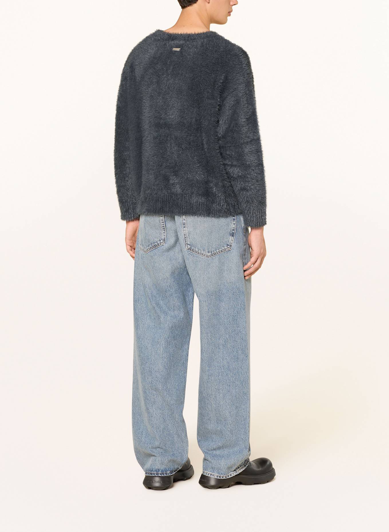 don't waste culture Pullover EMRYS: DUNKELGRAU