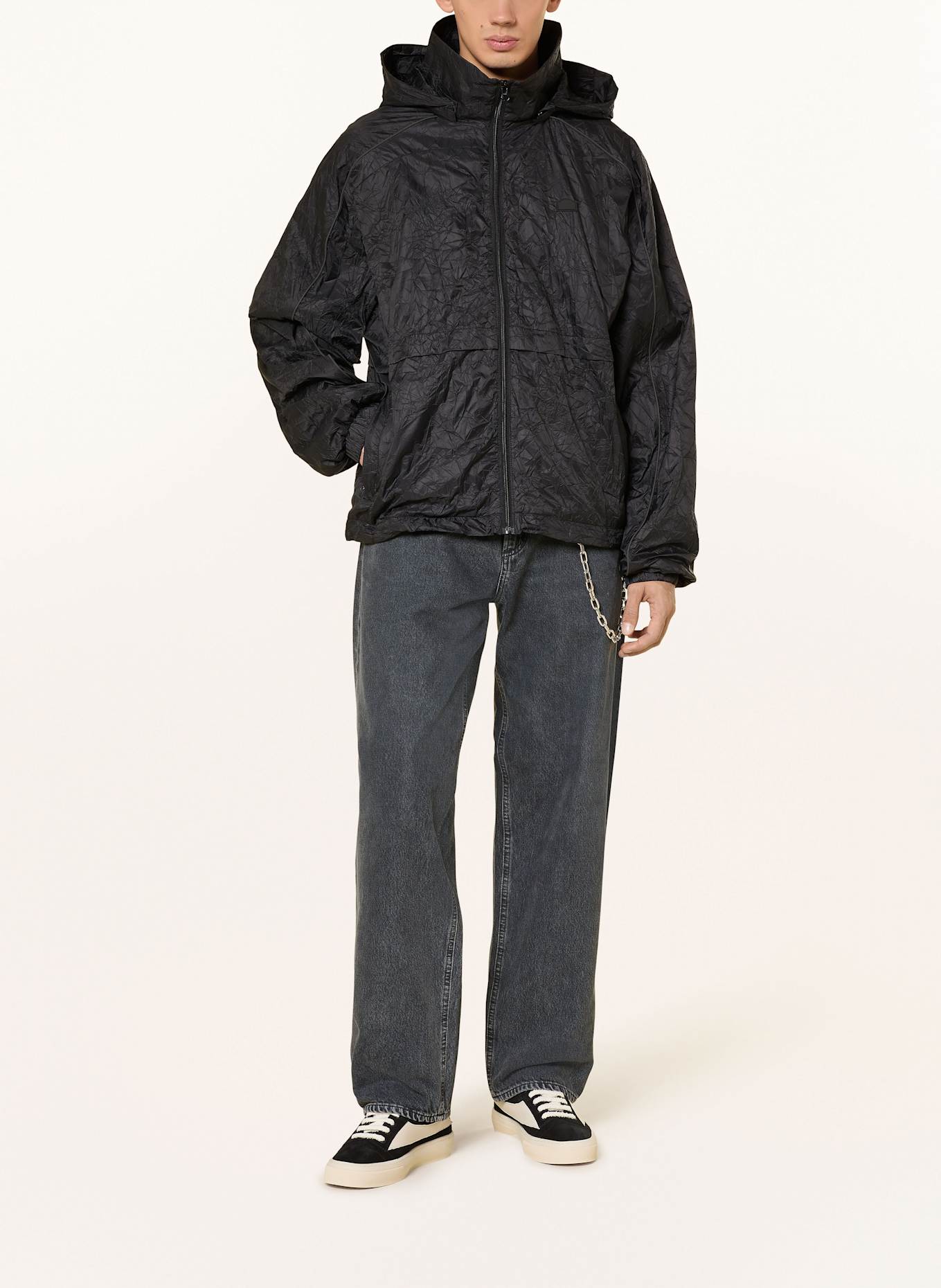 RETERNITY Regenjacke: SCHWARZ