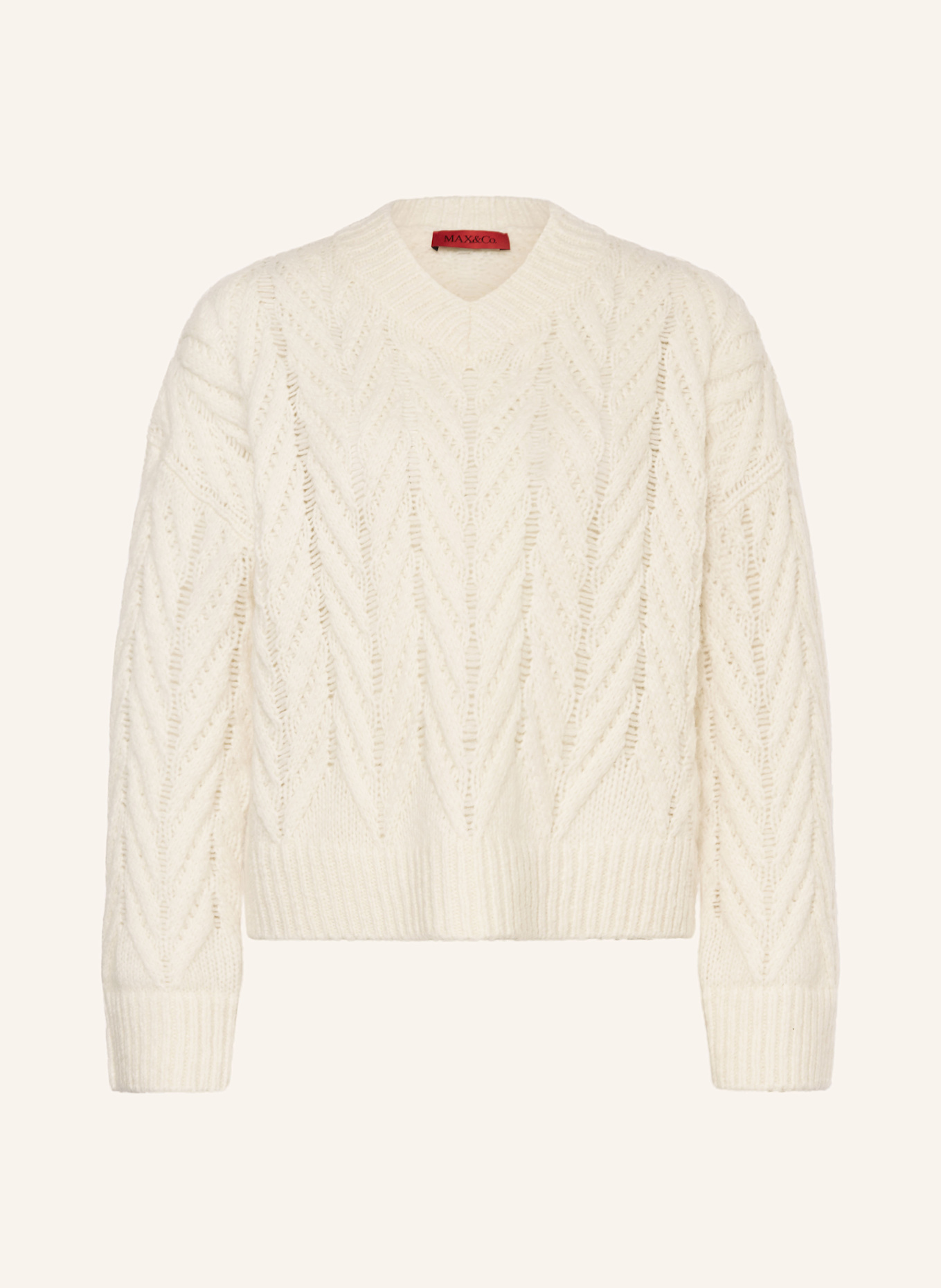 MAX & Co. Pullover CLAVIER: CREME