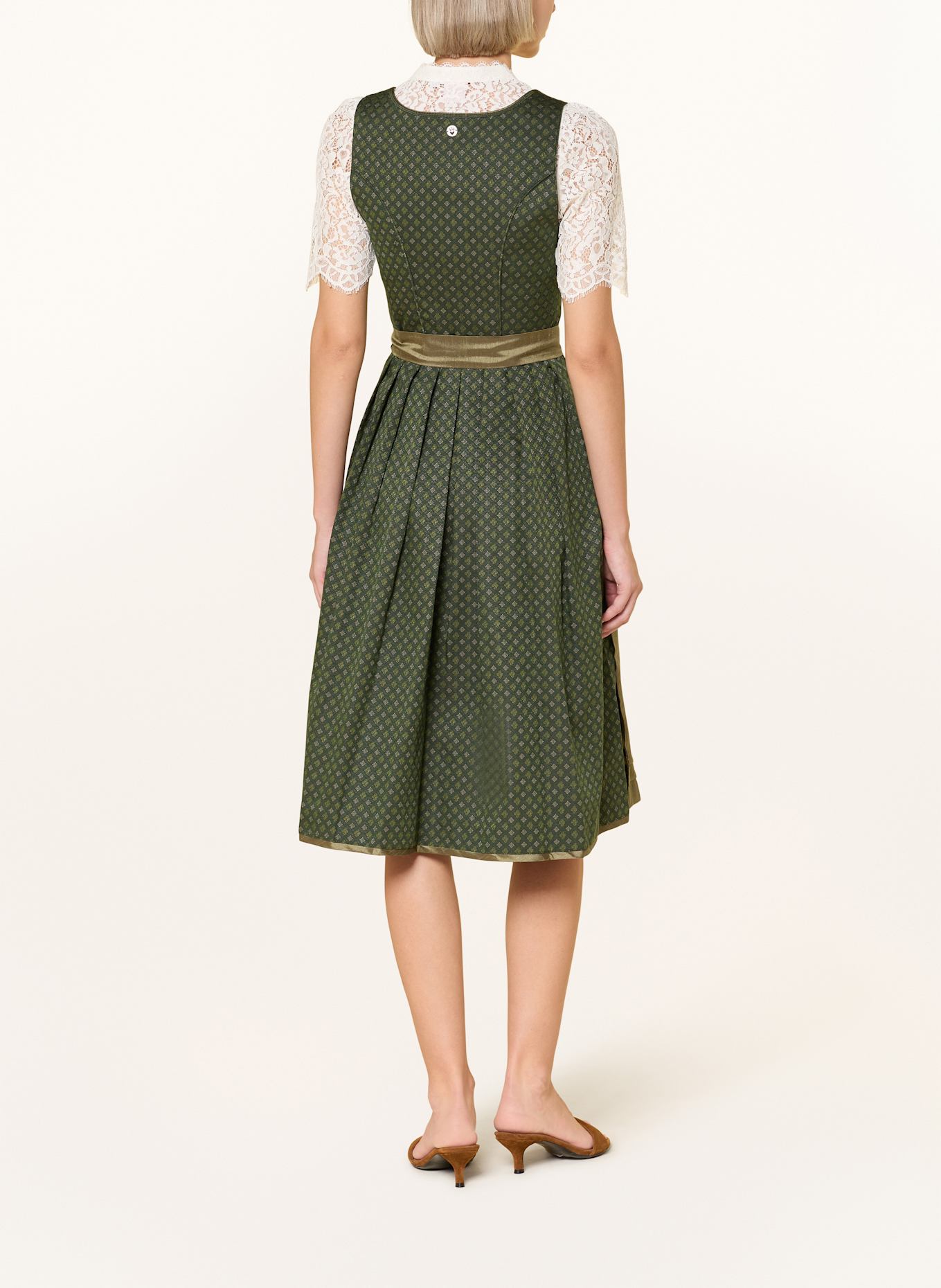 Spieth & Wensky Dirndl GEISA: DUNKELGRÜN / GRÜN / HELLGRÜN