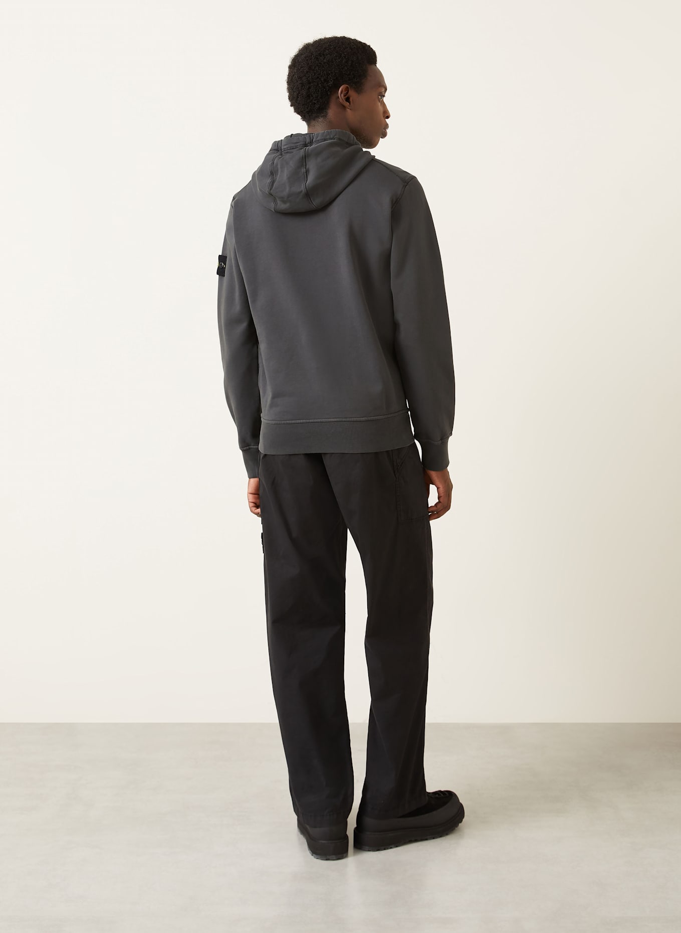 STONE ISLAND Hoodie: DUNKELGRAU