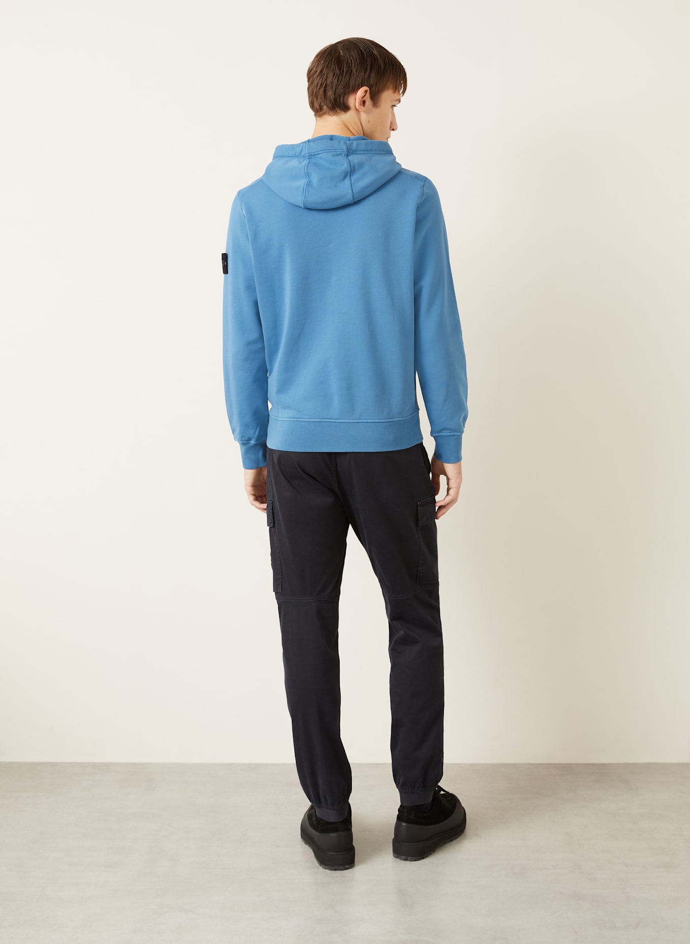 STONE ISLAND Hoodie: BLAUGRAU
