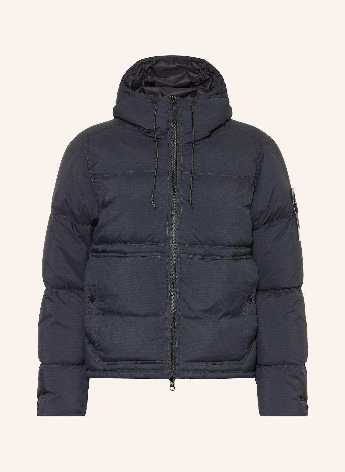 STONE ISLAND Daunenjacke: SCHWARZ