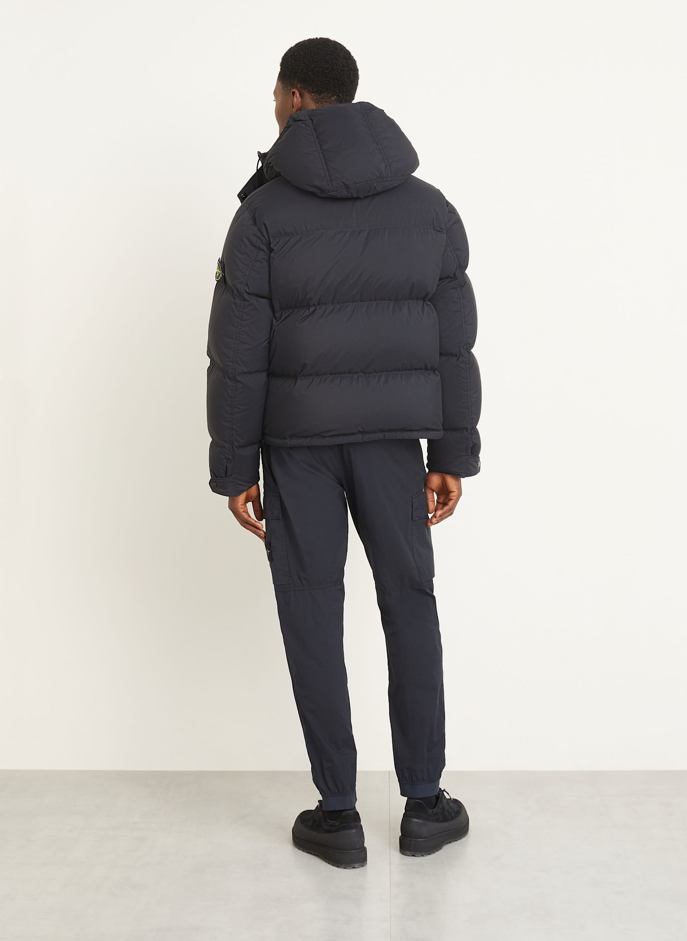 STONE ISLAND Daunenjacke: SCHWARZ