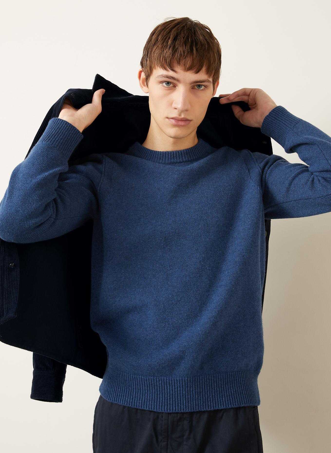 STONE ISLAND Cord-Overjacket: DUNKELBLAU