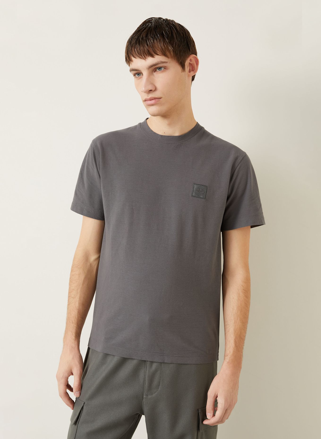 STONE ISLAND T-Shirt GHOST: GRAU