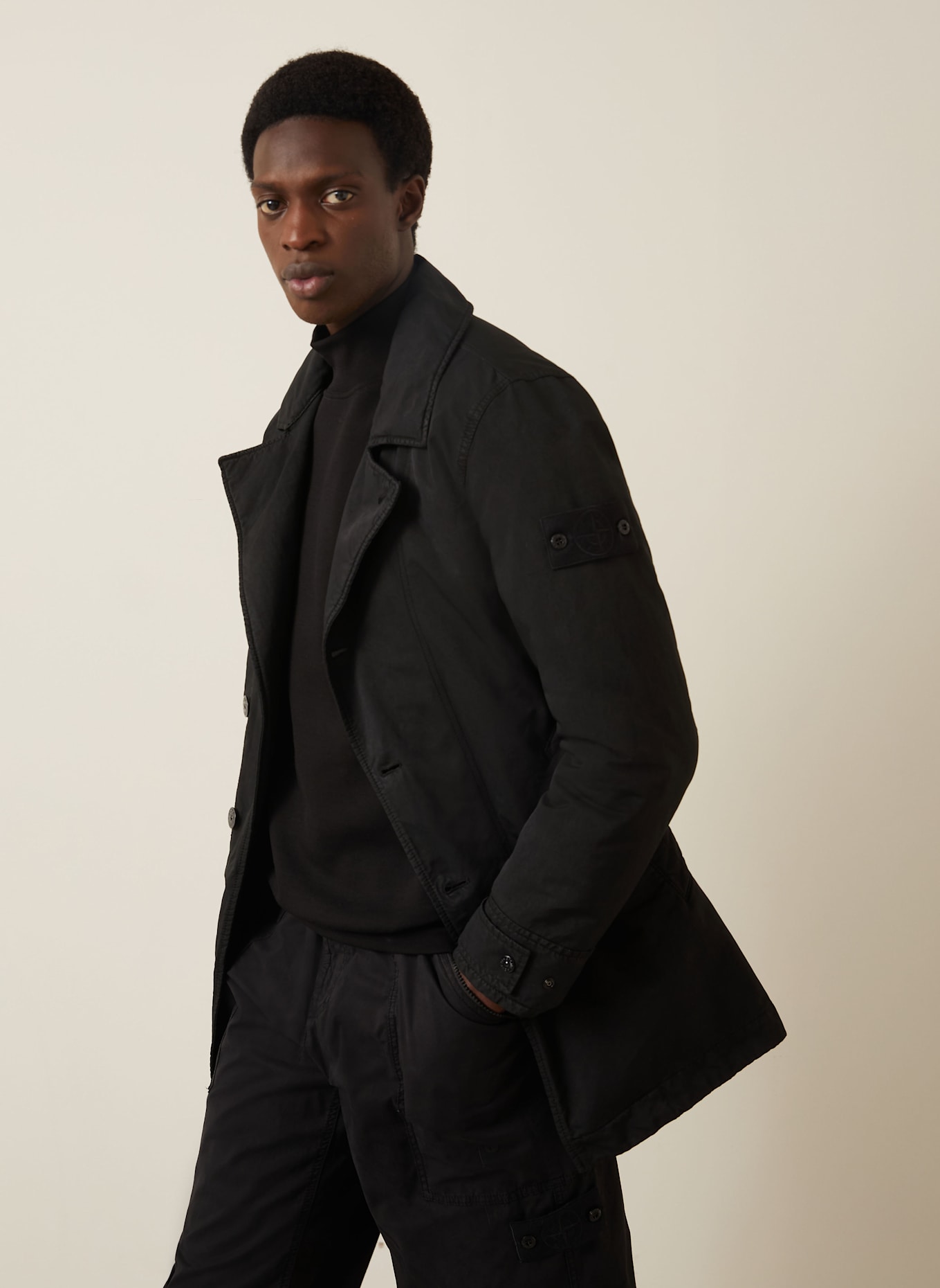 STONE ISLAND Parka GHOST mit Primaloft®-Isolierung: SCHWARZ