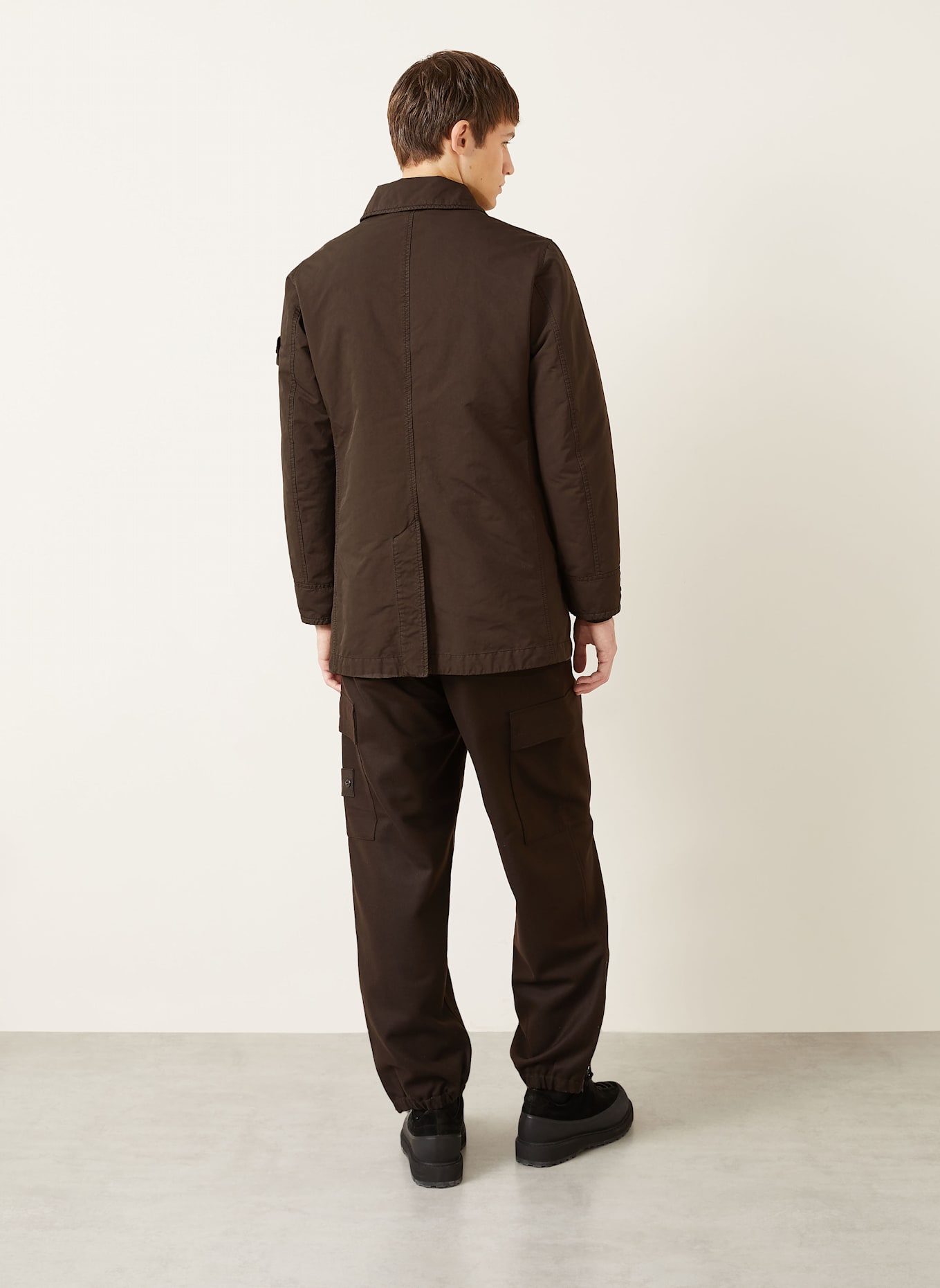 STONE ISLAND Parka GHOST mit Primaloft®-Isolierung: DUNKELBRAUN