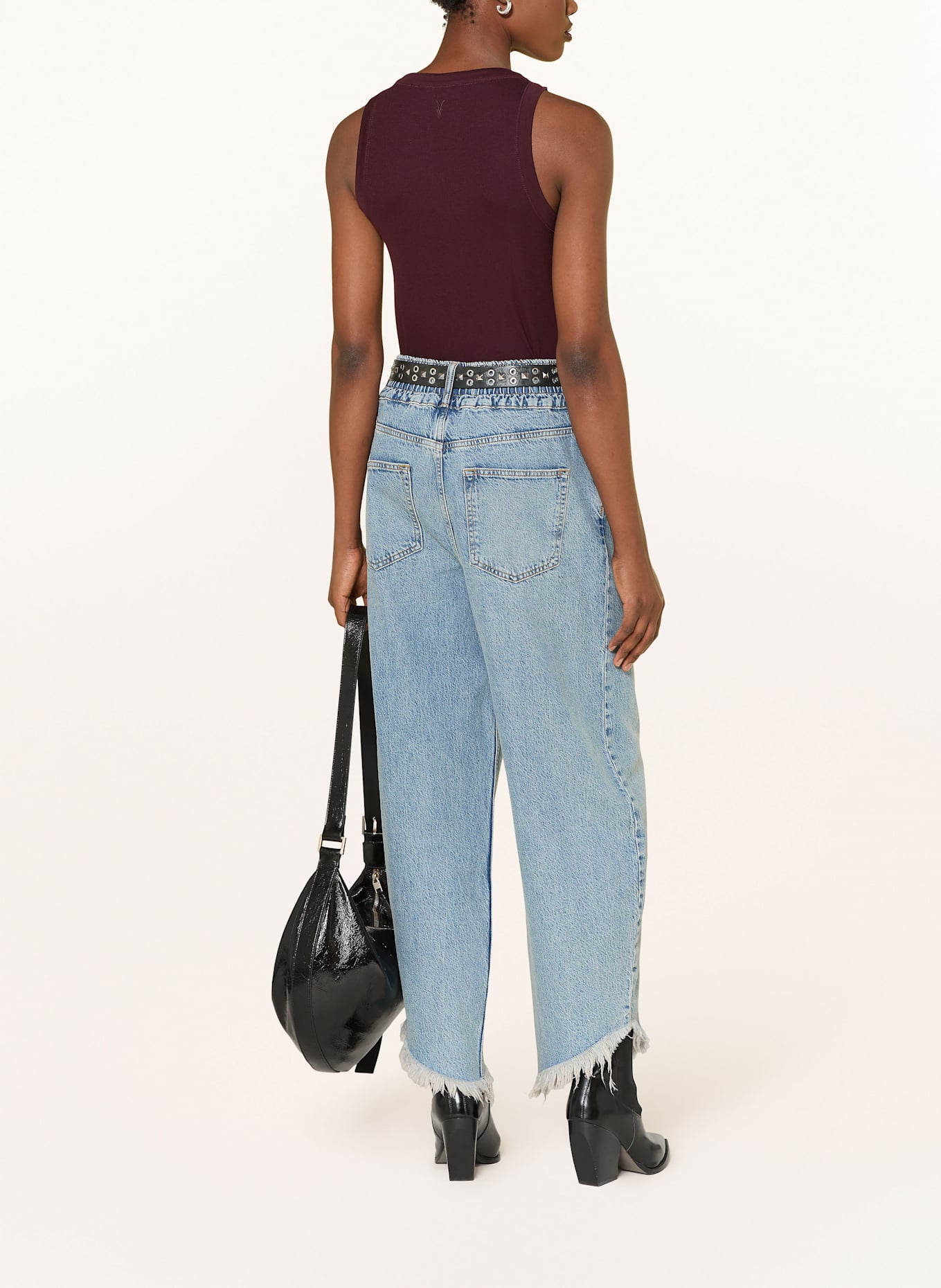 ALLSAINTS Top RINA: DUNKELROT