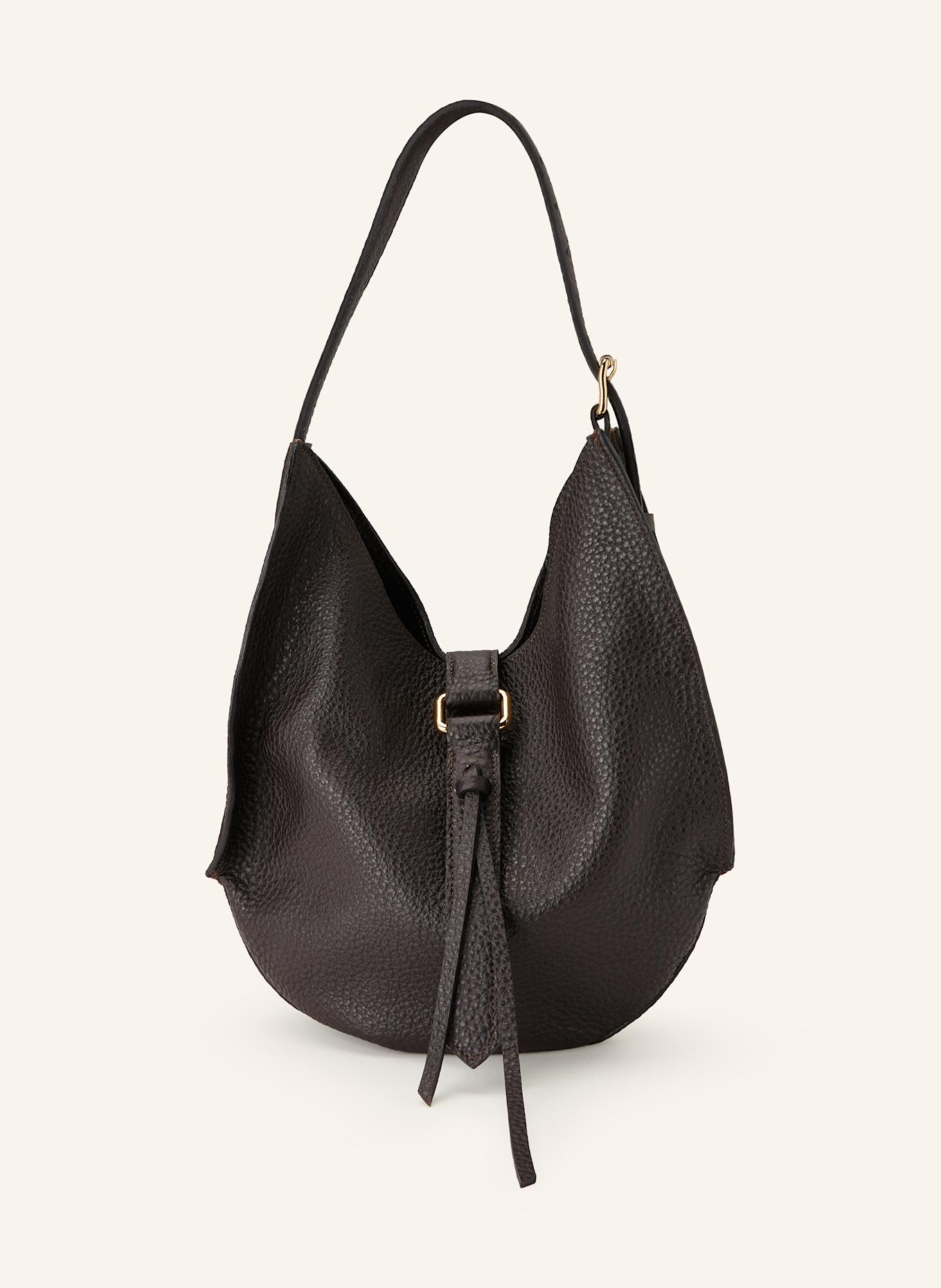 RADICA STUDIO Shoulder bag SUNSET MIDI: DARK BROWN