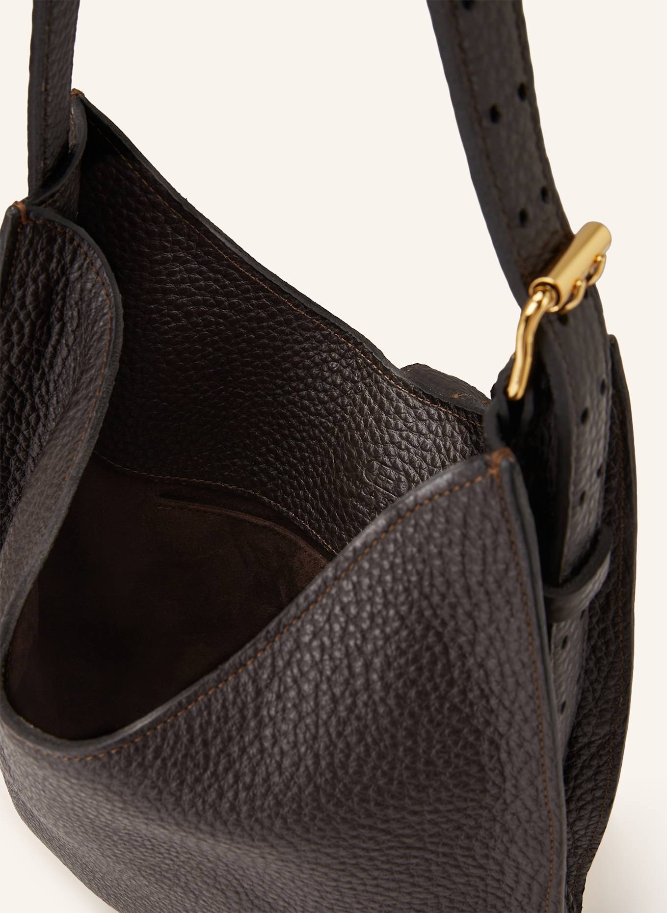 RADICA STUDIO Shoulder bag SUNSET MIDI: DARK BROWN