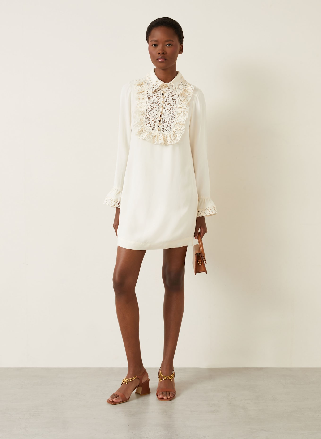 ZIMMERMANN Cocktailkleid: CREME