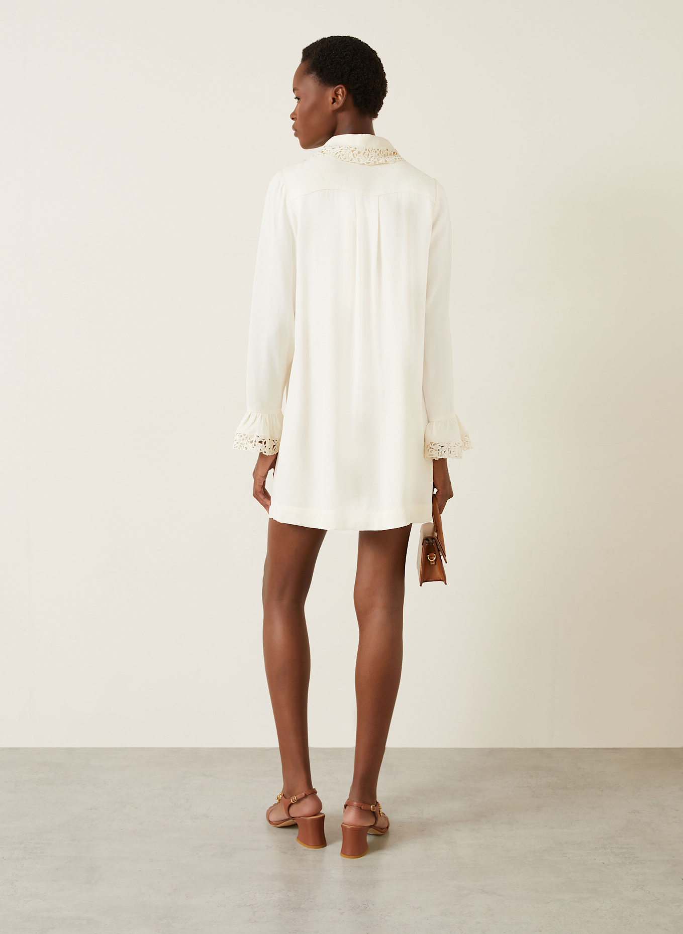 ZIMMERMANN Cocktailkleid: CREME