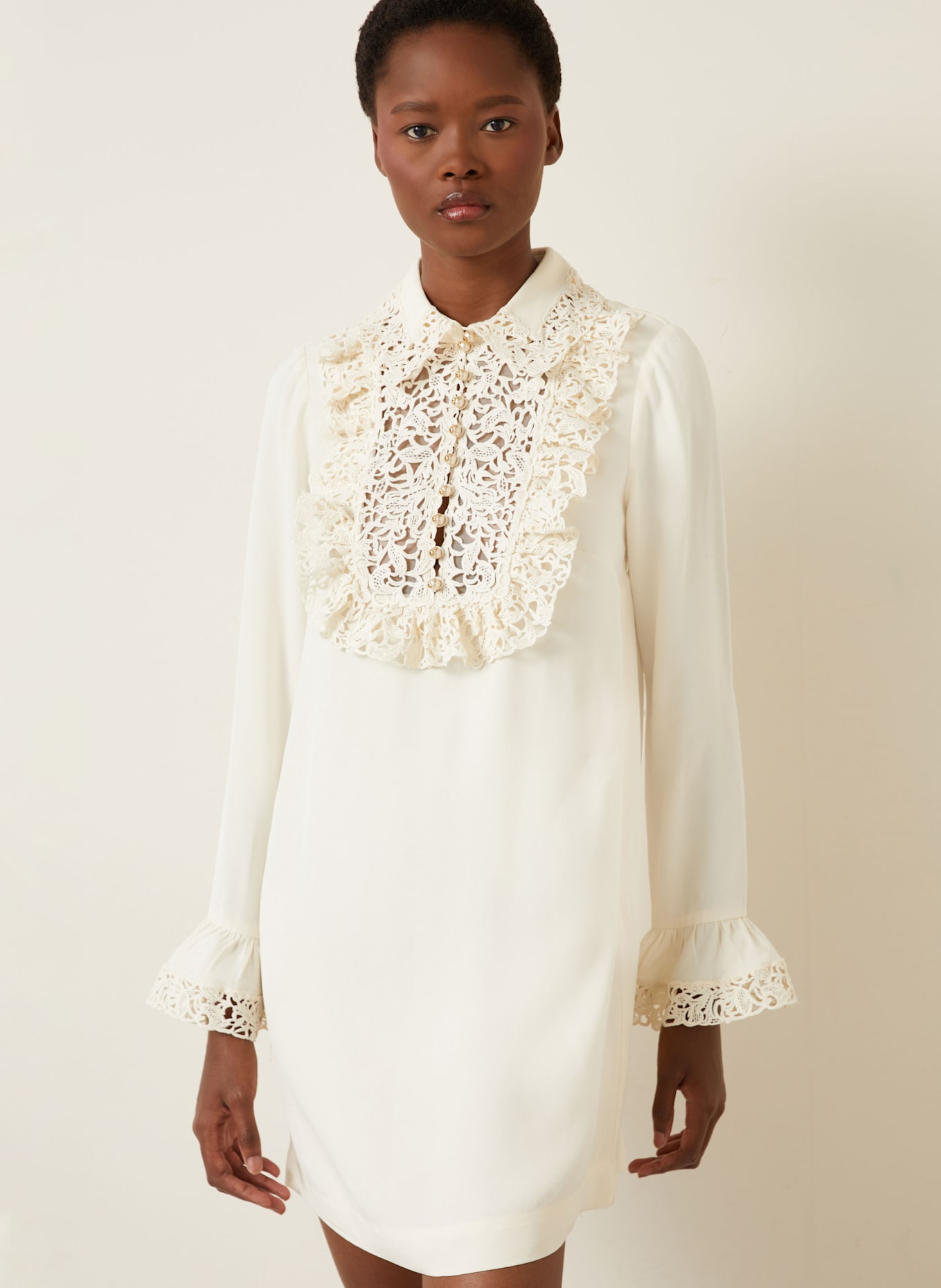 ZIMMERMANN Cocktailkleid: CREME