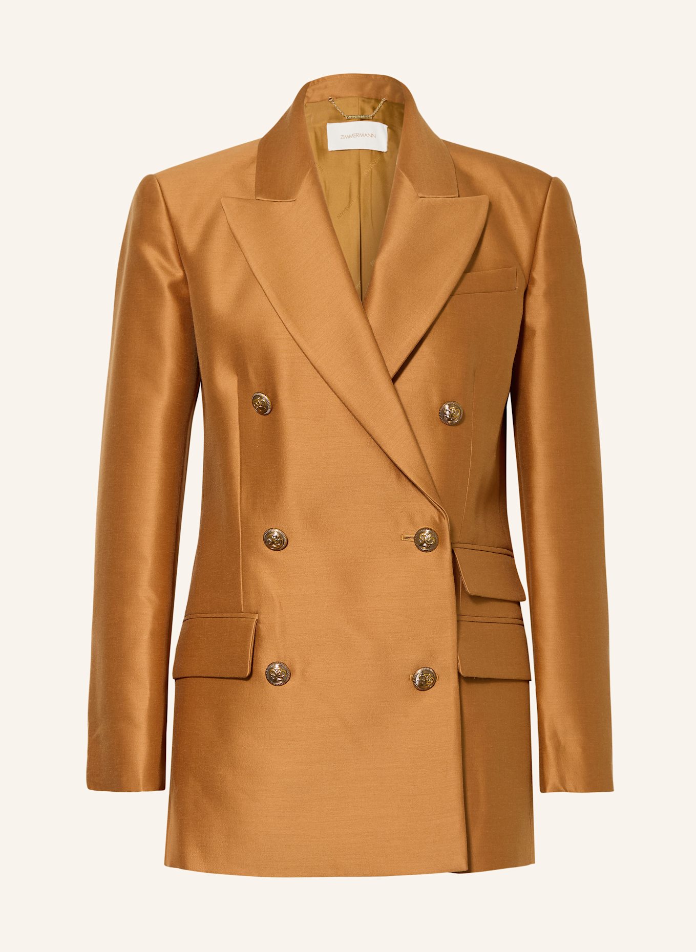 ZIMMERMANN Blazer HYPNOTIC: COGNAC