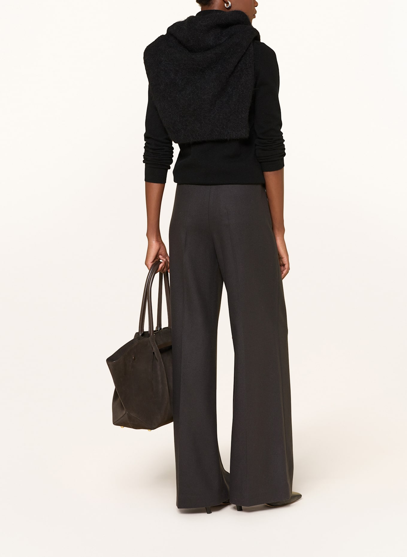 JOSEPH Wide Leg Jeans ALANA: DUNKELGRAU