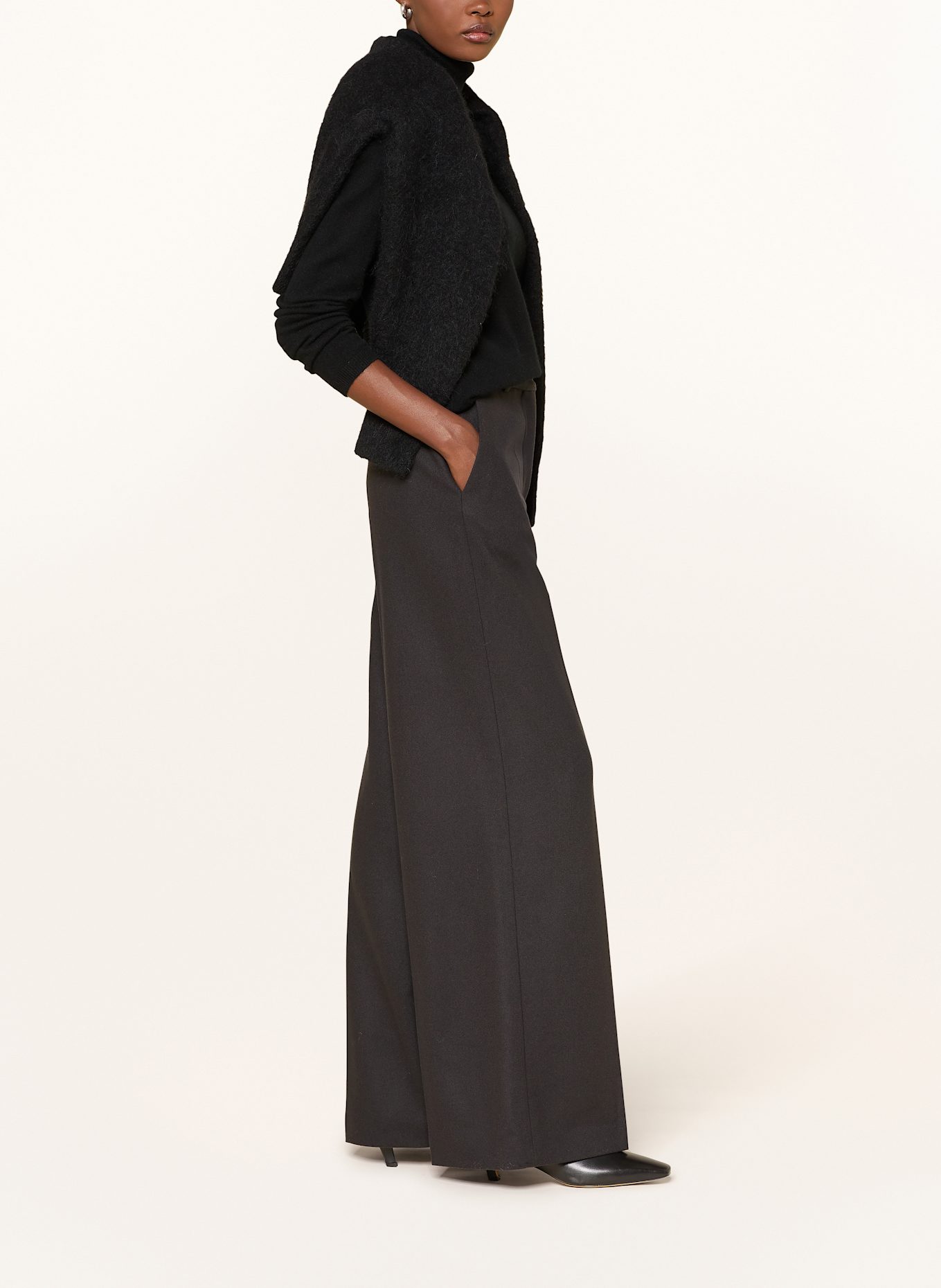 JOSEPH Wide Leg Jeans ALANA: DUNKELGRAU