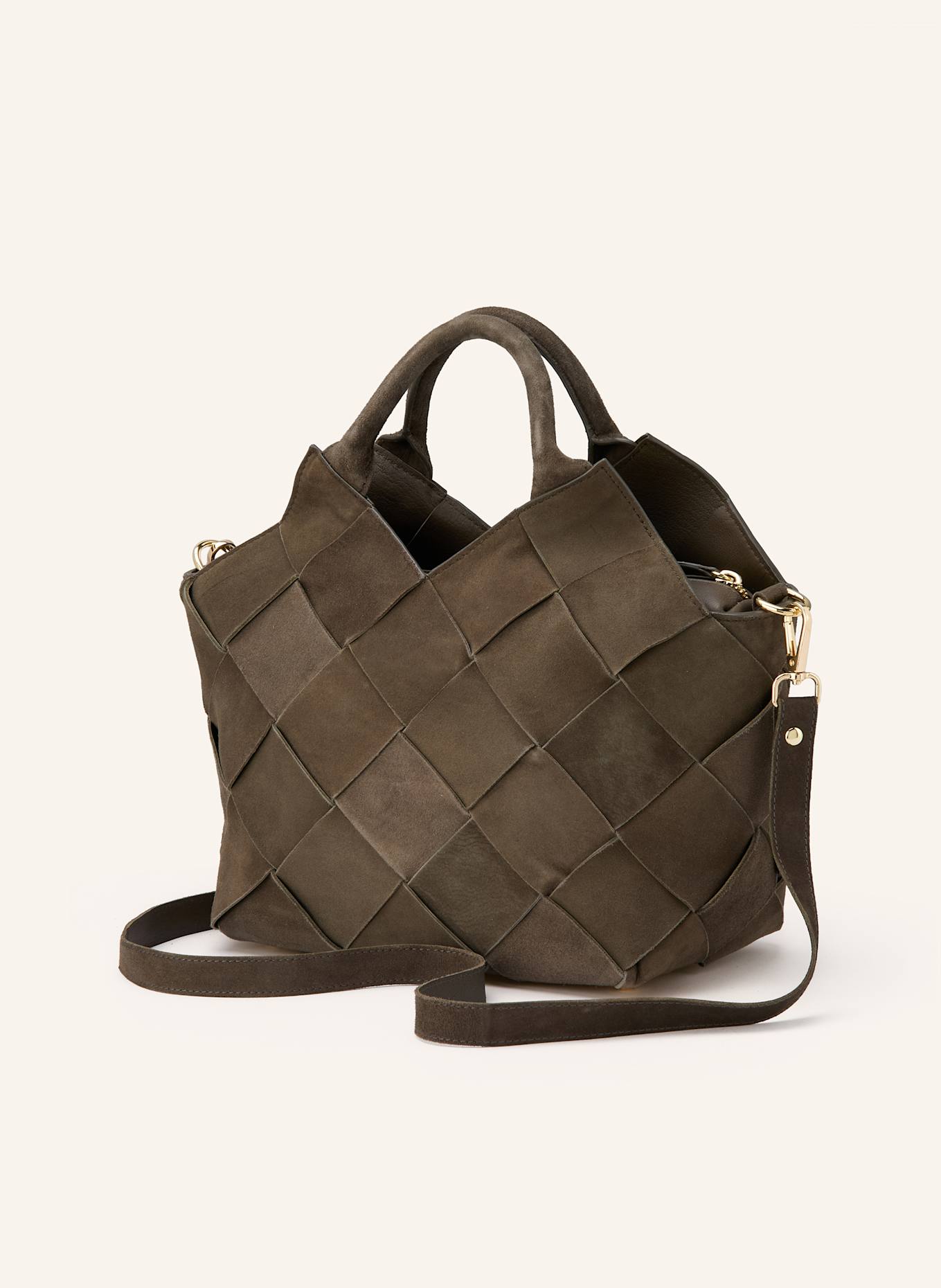 ViaMailBag BENNY MADRAS handbag: KHAKI