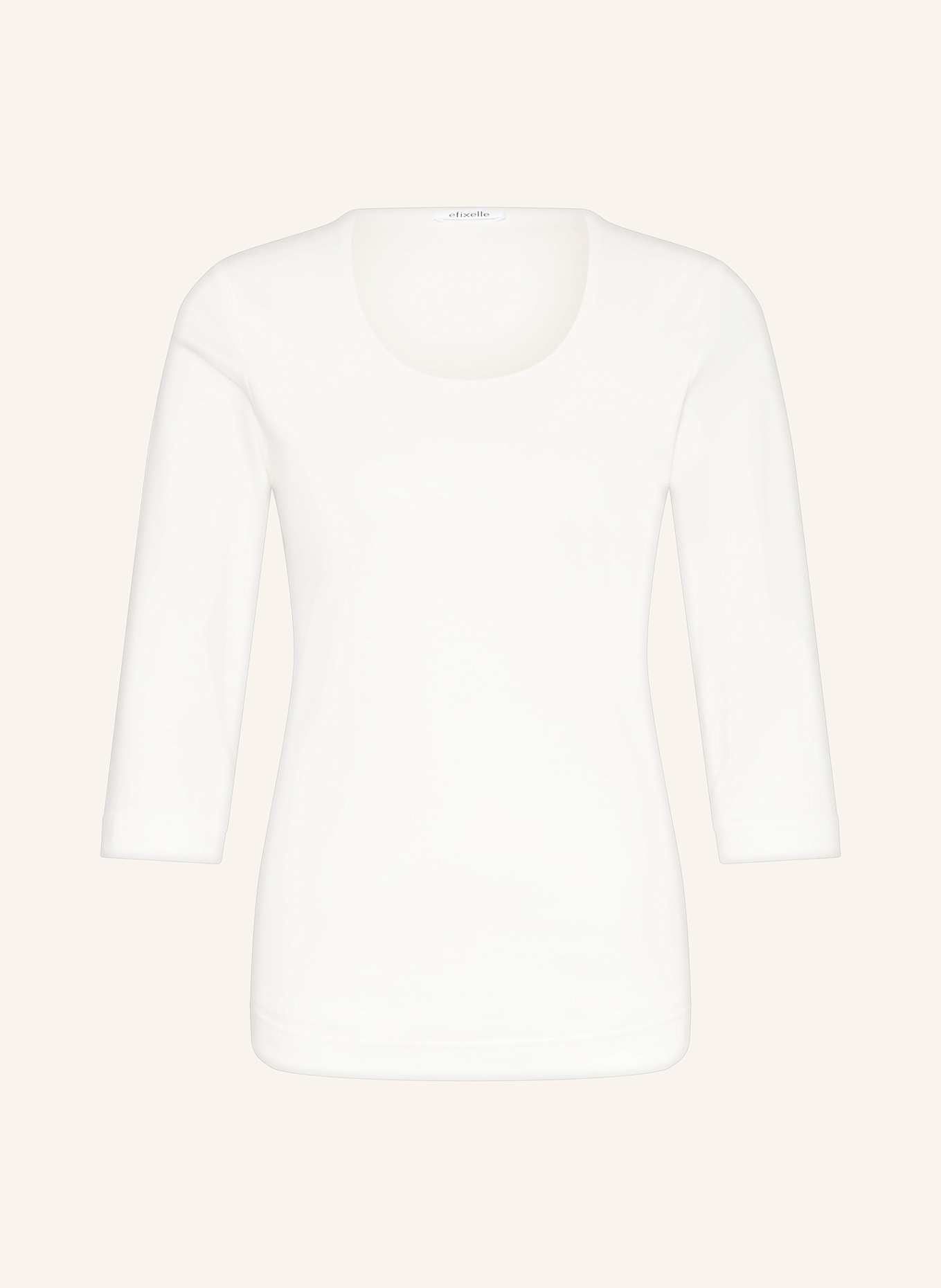 efixelle Shirt mit 3/4-Arm: WEISS