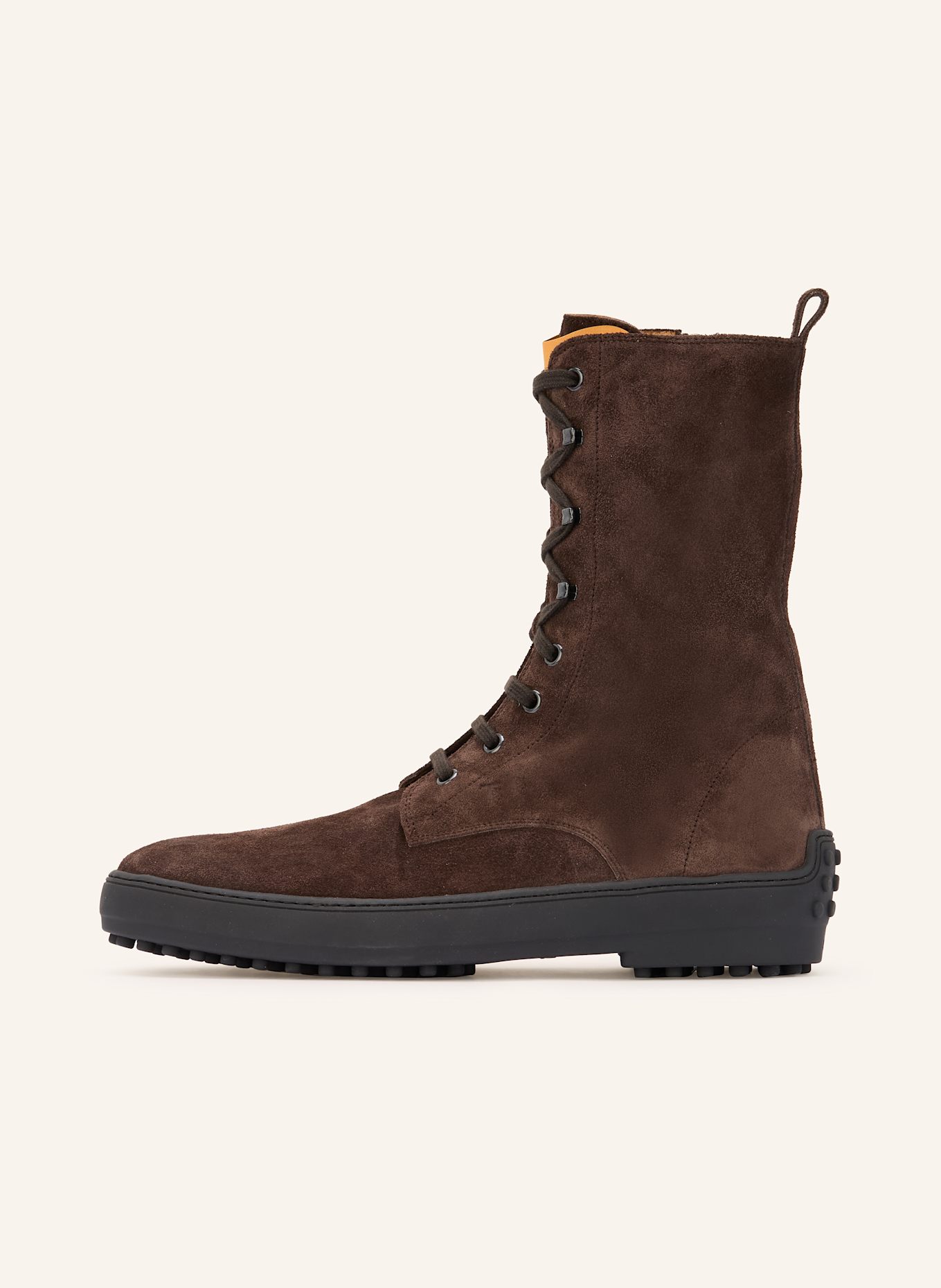 TOD'S Lace-up boots: DARK BROWN