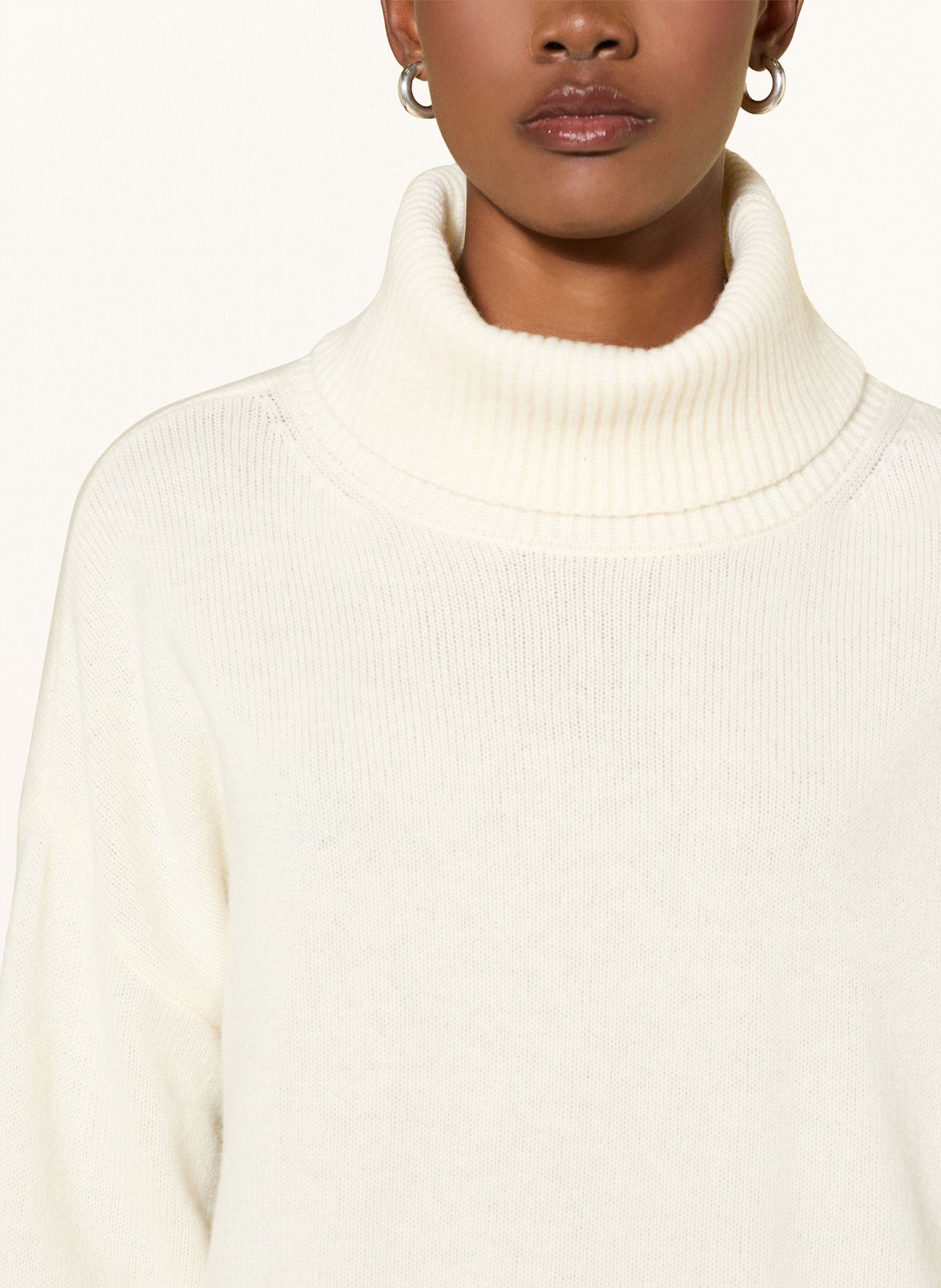 MRS & HUGS Rollkragenpullover: ECRU
