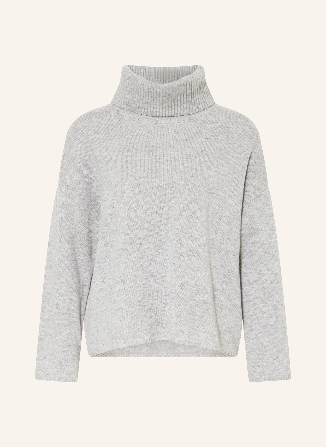 MRS & HUGS Rollkragenpullover: HELLGRAU