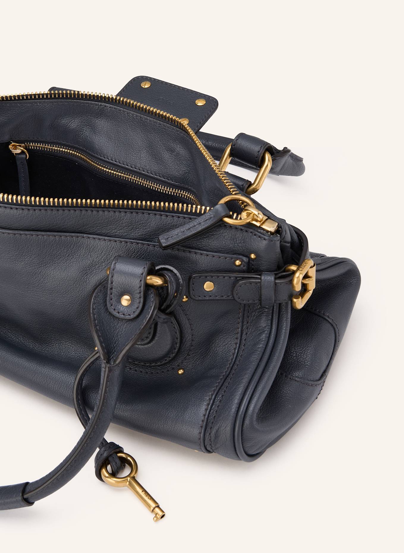 Chloé Schultertasche PADDINGTON: BLACK NAVY