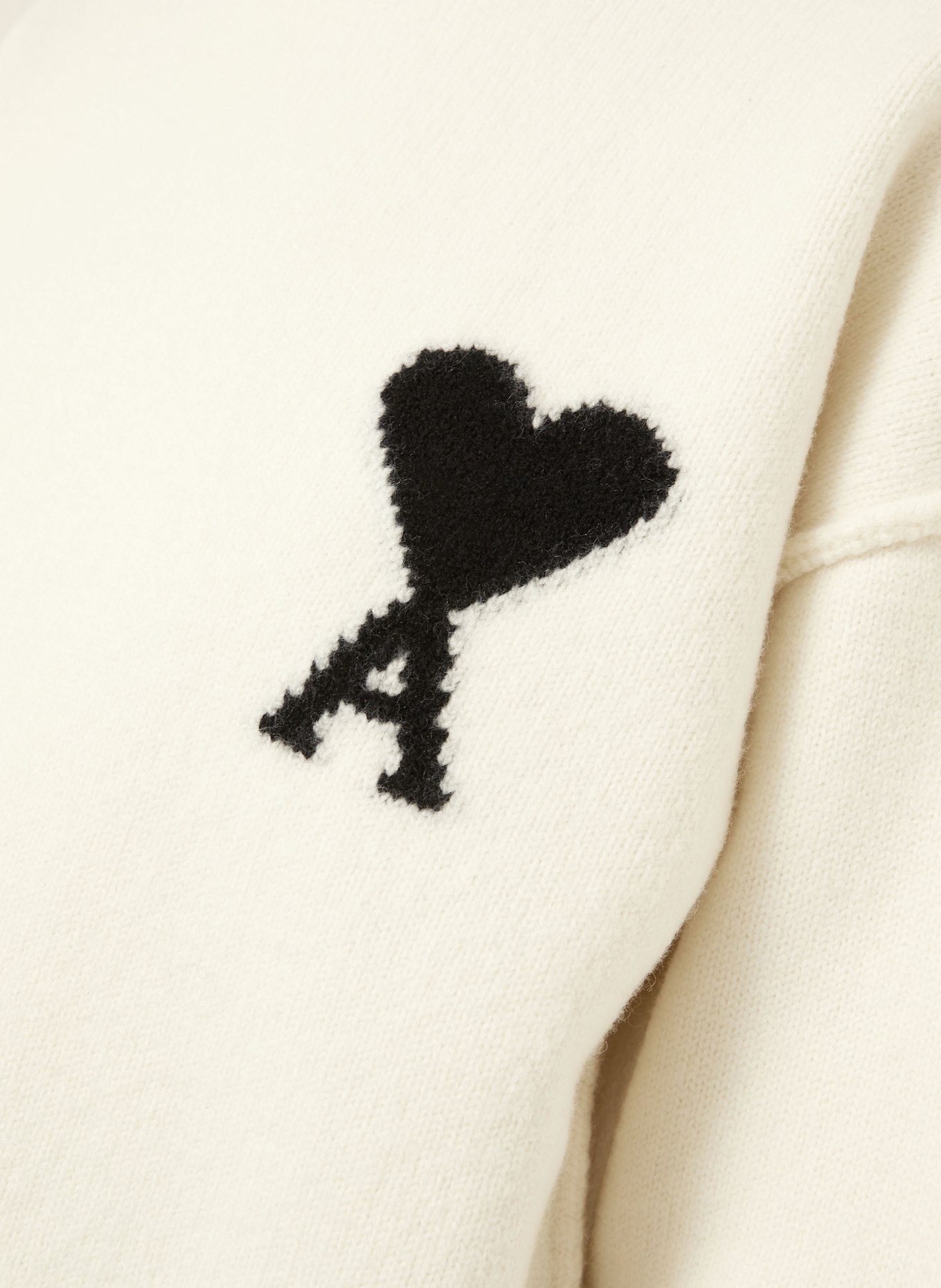 AMI PARIS Pullover: WEISS