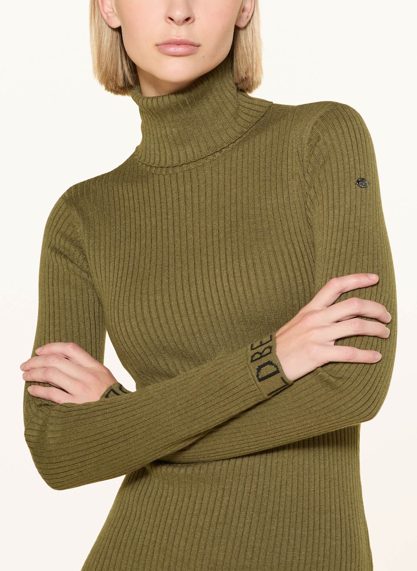 GOLDBERGH Rollkragenpullover MIRA: OLIV
