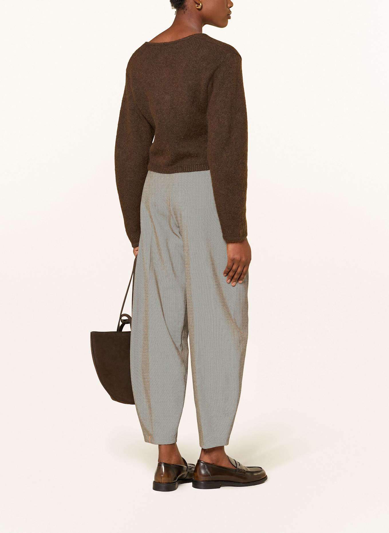 BY MALENE BIRGER Spodnie marlena CHARLIE: CZARNY / BEŻOWY