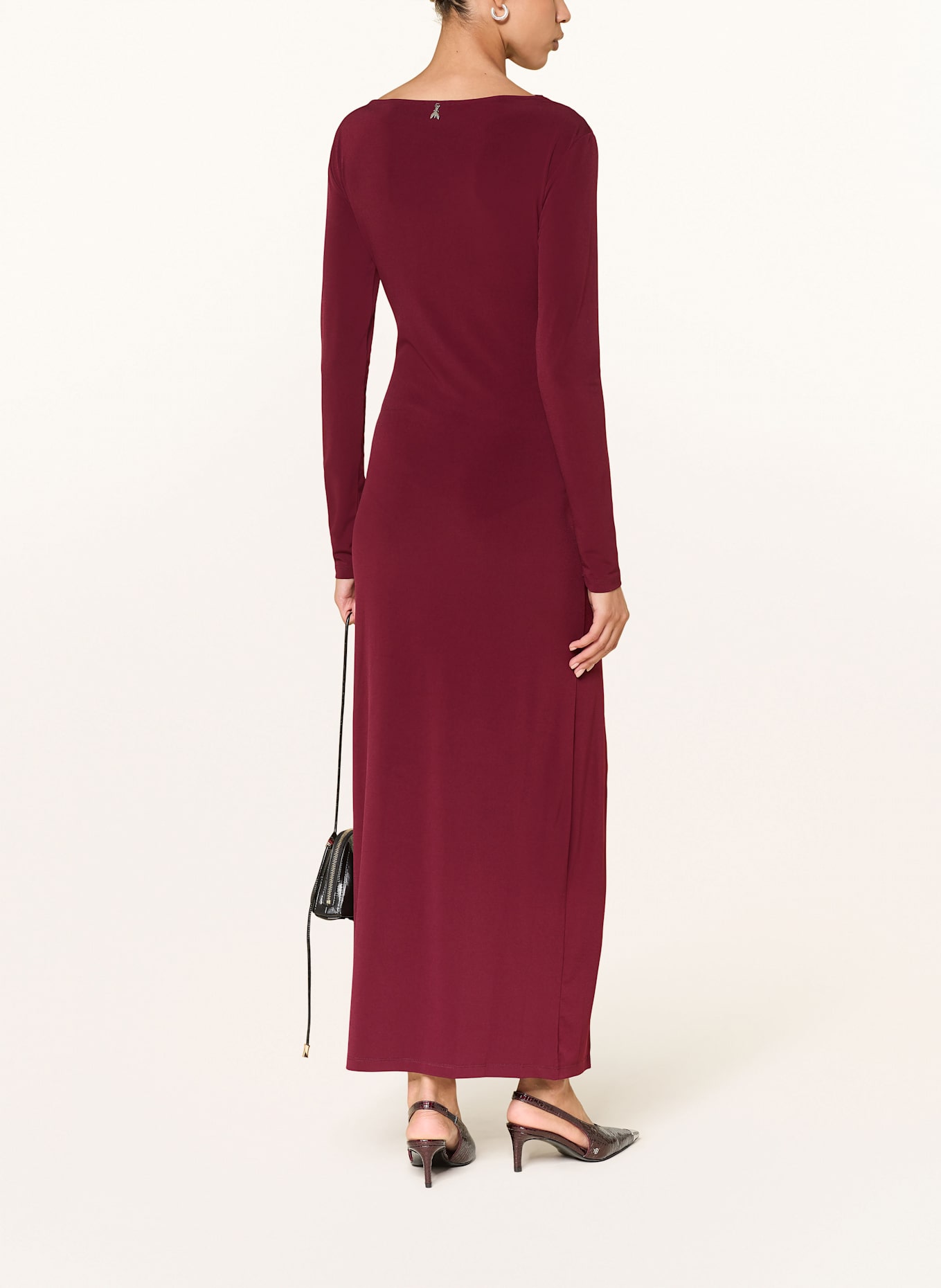 PATRIZIA PEPE Jerseykleid: DUNKELROT