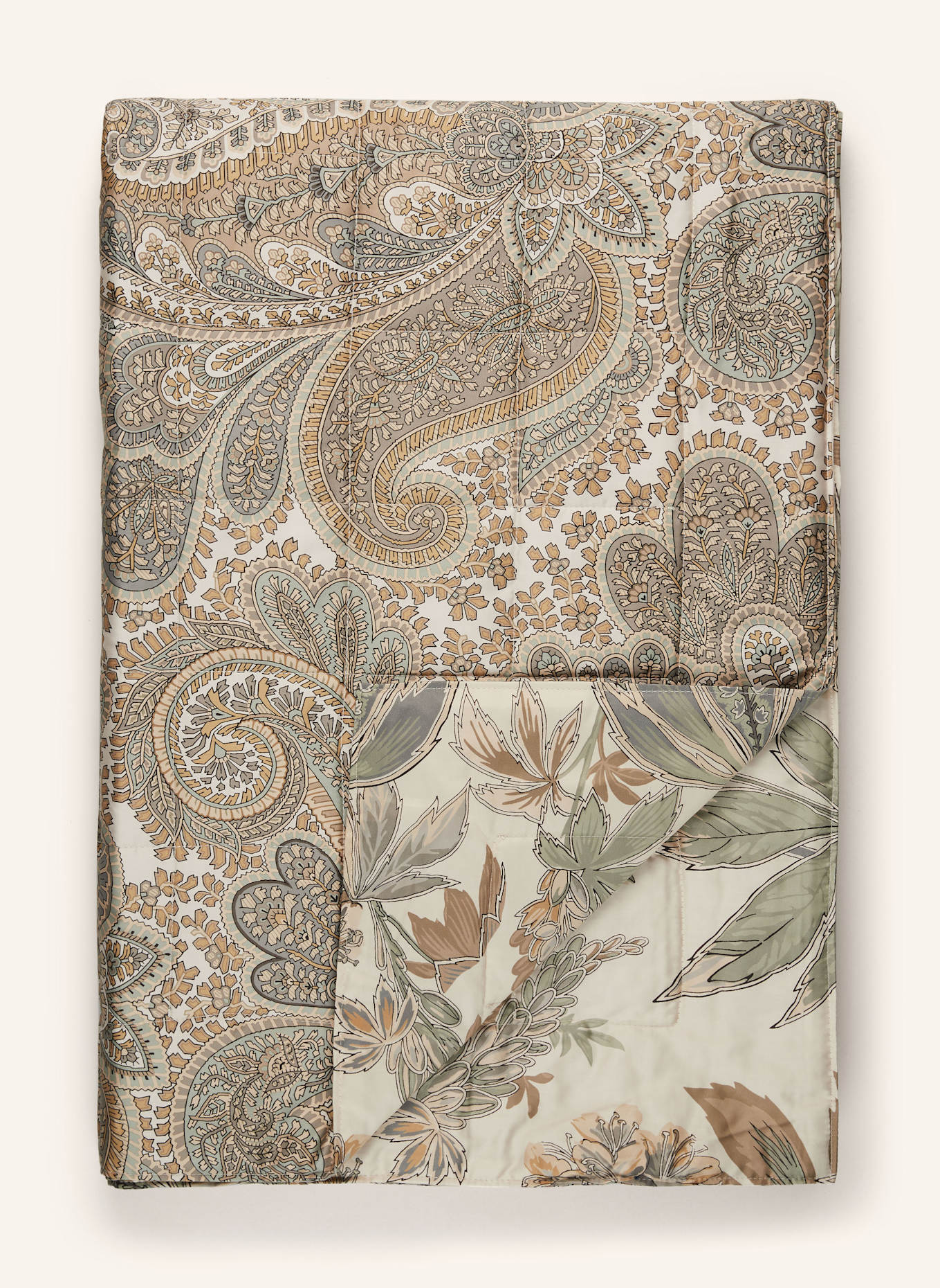 ETRO Home Narzuta na łóżko: KREMOWY / BEŻOWY / SZARONIEBIESKI